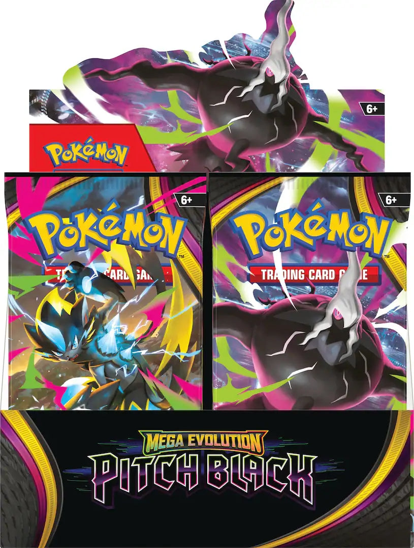 Pokemon TCG: Mega Evolution - Pitch Black Booster Display Box (36 Packs) - Trading Card - New - CaveGamers - Image 2
