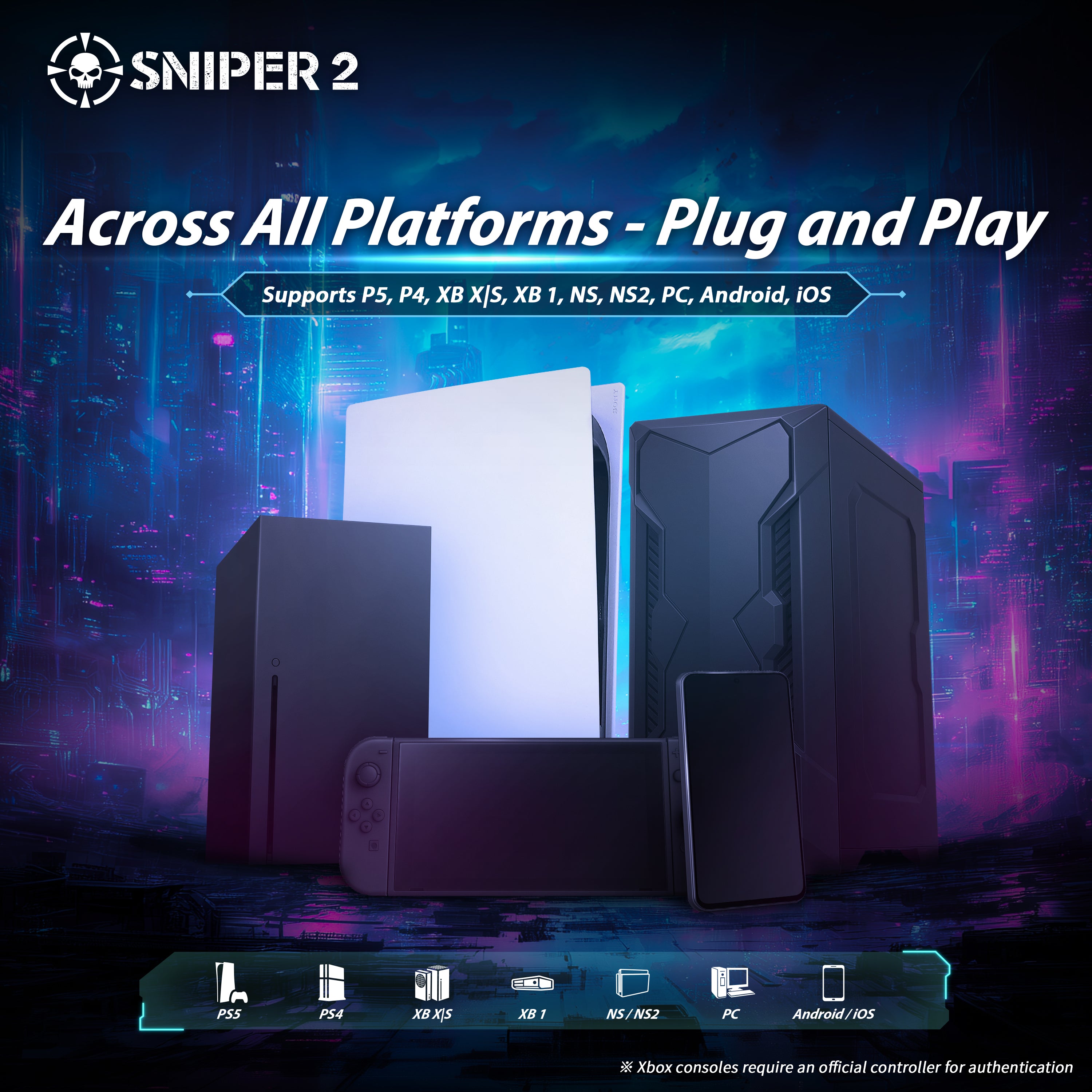 Brook Sniper 2 Keyboard and Mouse Adapter Multiple - Video Game Accessory - New - CaveGamers - Image 8