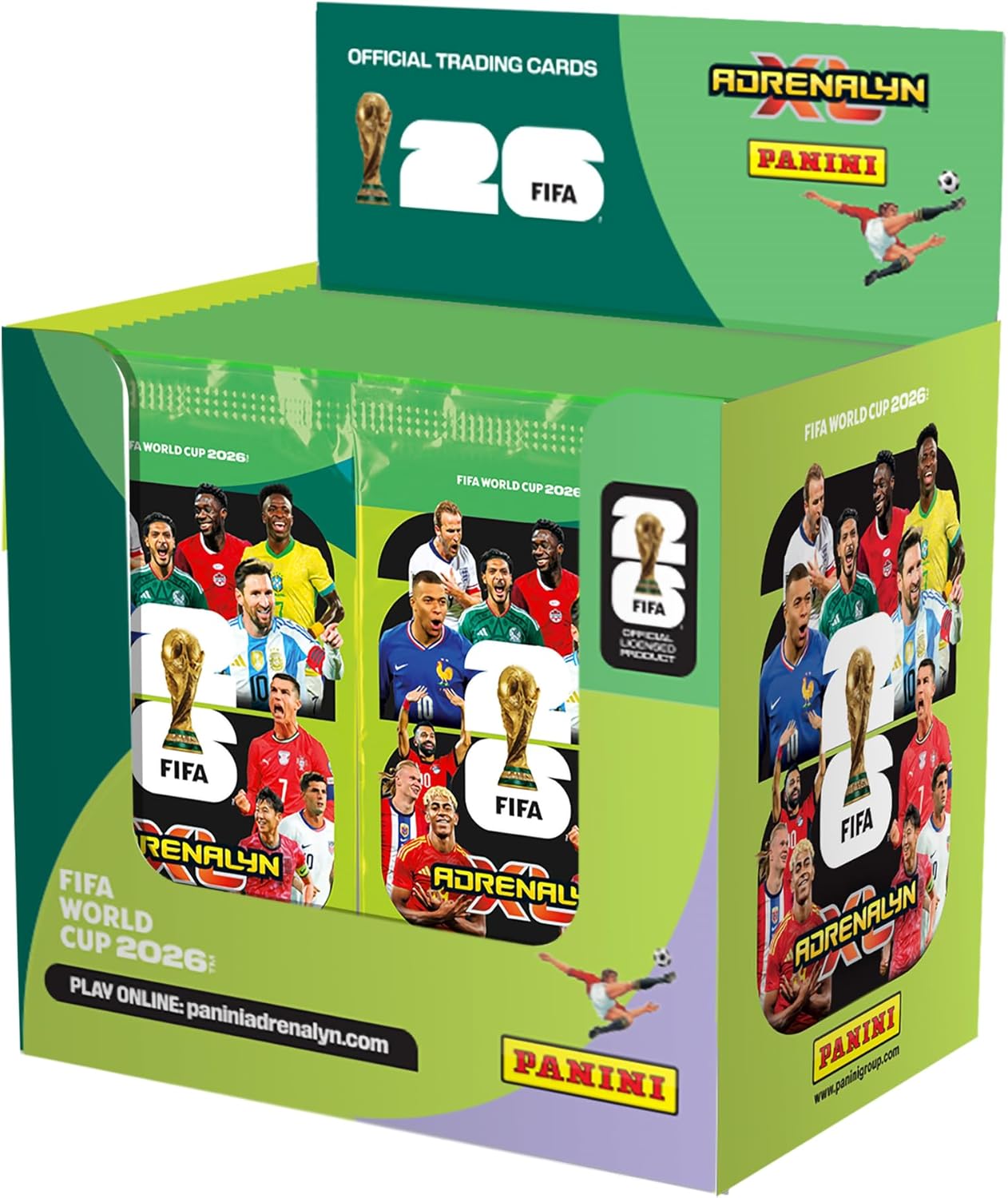 FIFA World Cup 2026 Adrenalyn XL Trading Card Packs (50 Packs) Trading Cards - Trading Card - New - CaveGamers
