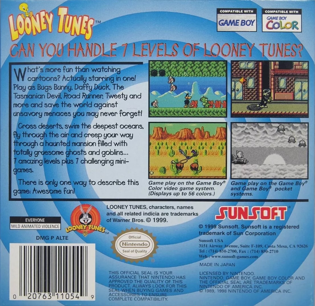 Looney Tunes Game Boy Color - Video Game - Used - CaveGamers - Image 2