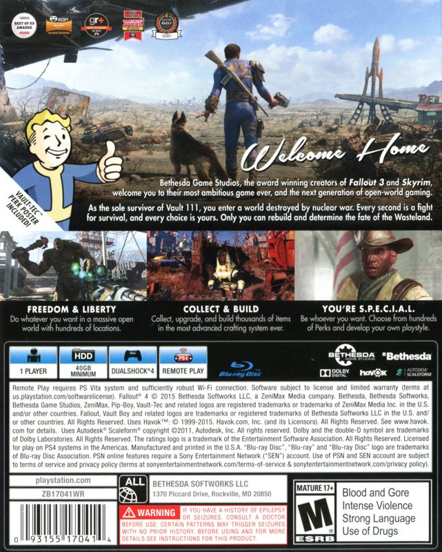 Fallout 4 PS4 - Video Game - Used - CaveGamers - Image 2