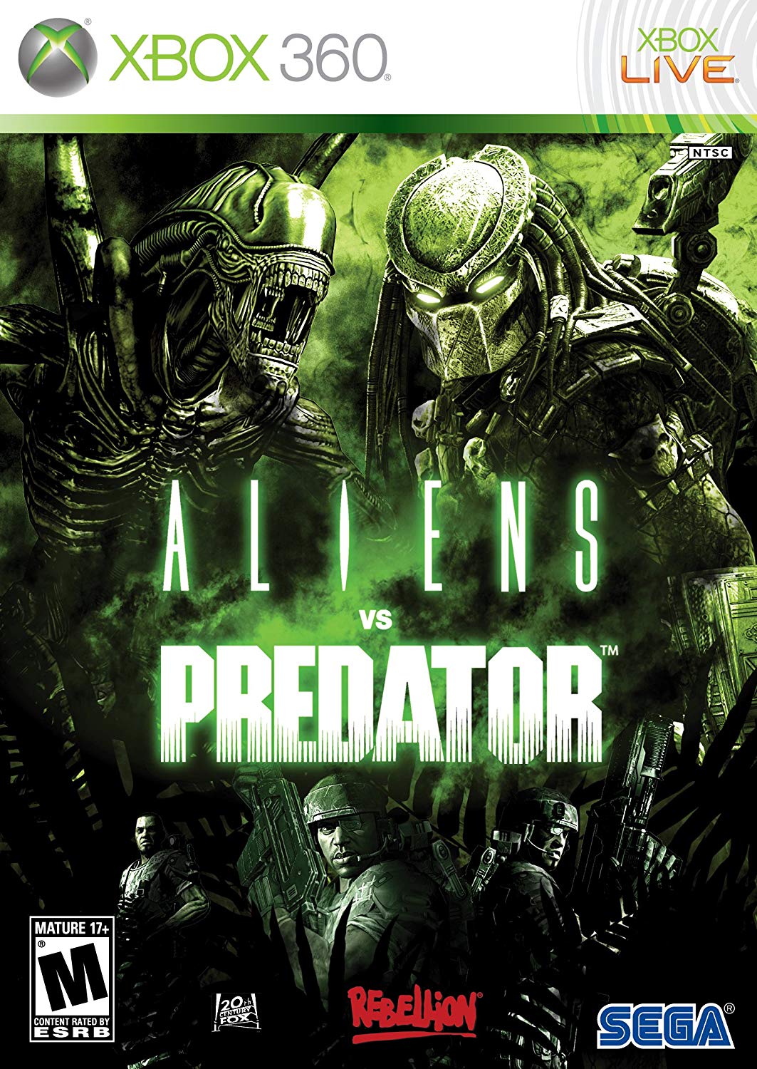 Aliens vs. Predator Xbox 360 - Video Game - Used - CaveGamers