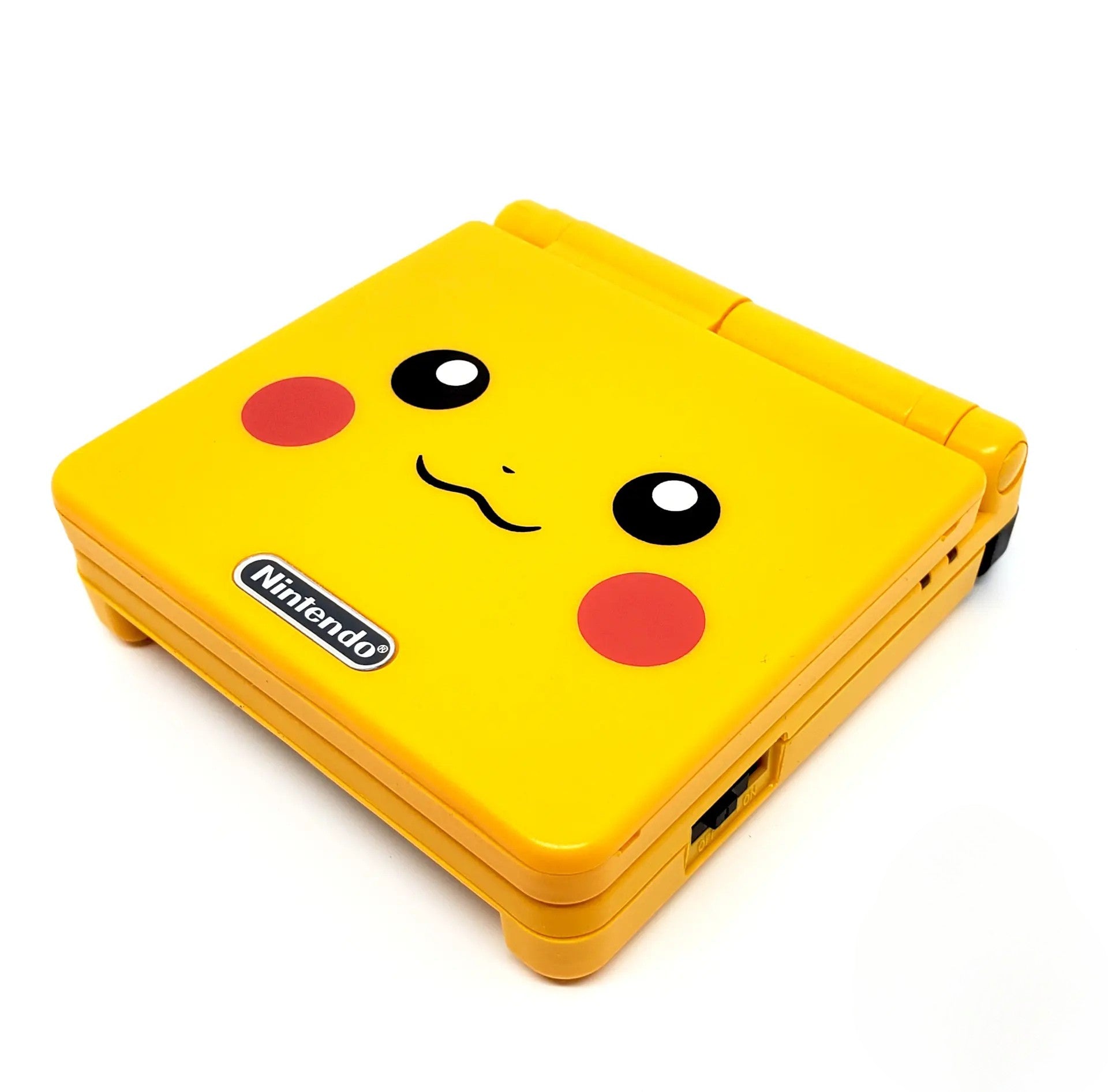 Game Boy Advance SP - Pikachu Toys 'R Us Edition AGS-101 Brighter Screen - Video Game System - Used - CaveGamers