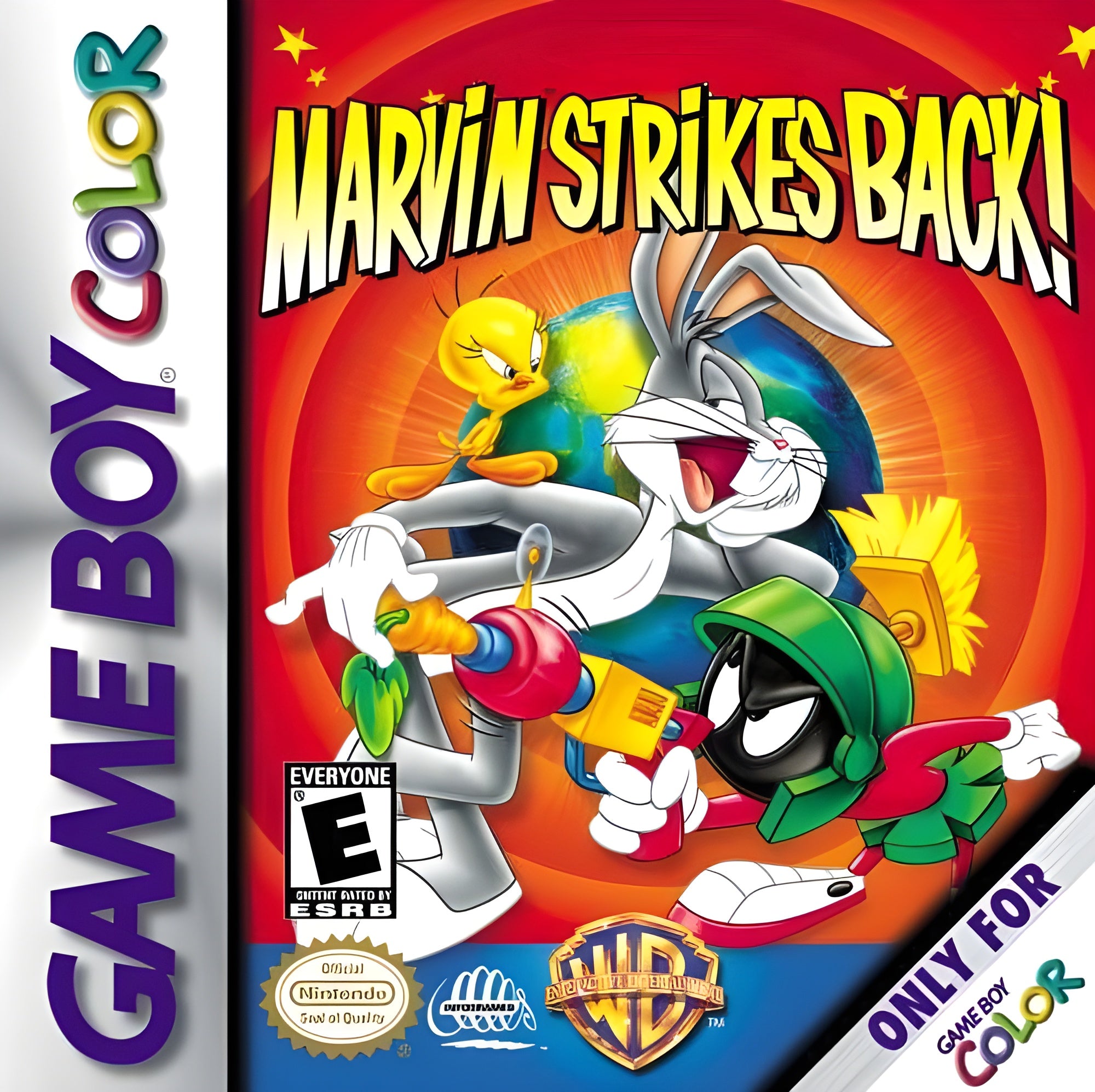 Looney Tunes: Marvin Strikes Back! Game Boy Color - Video Game - Used - CaveGamers
