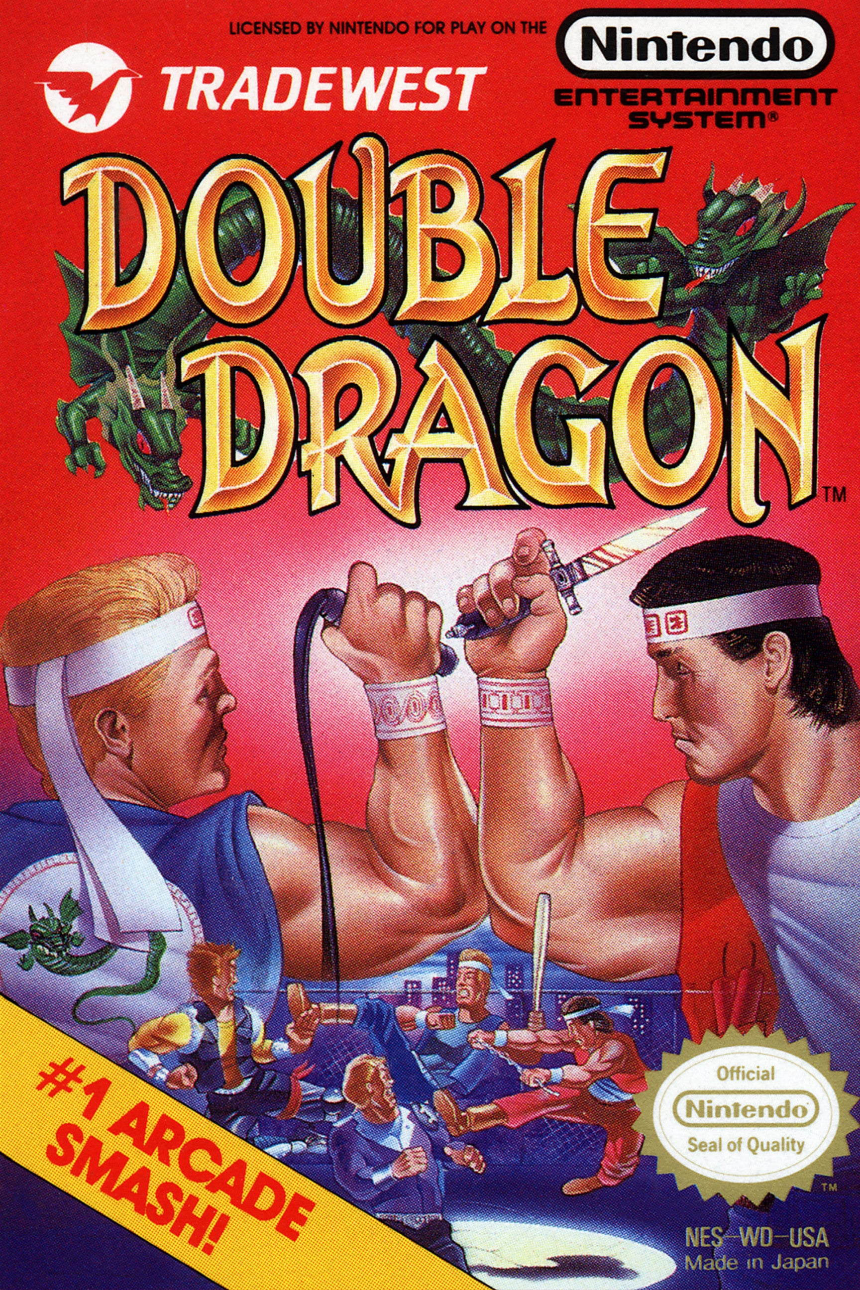 Double Dragon NES - Video Game - Used - CaveGamers