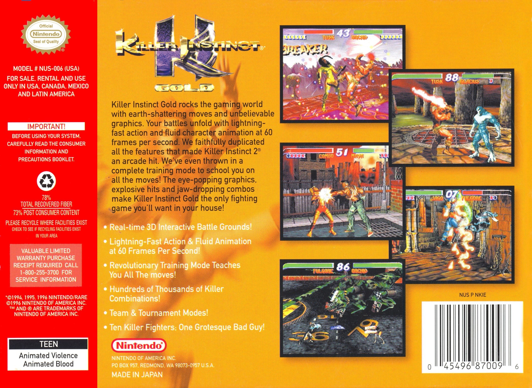 Killer Instinct Gold