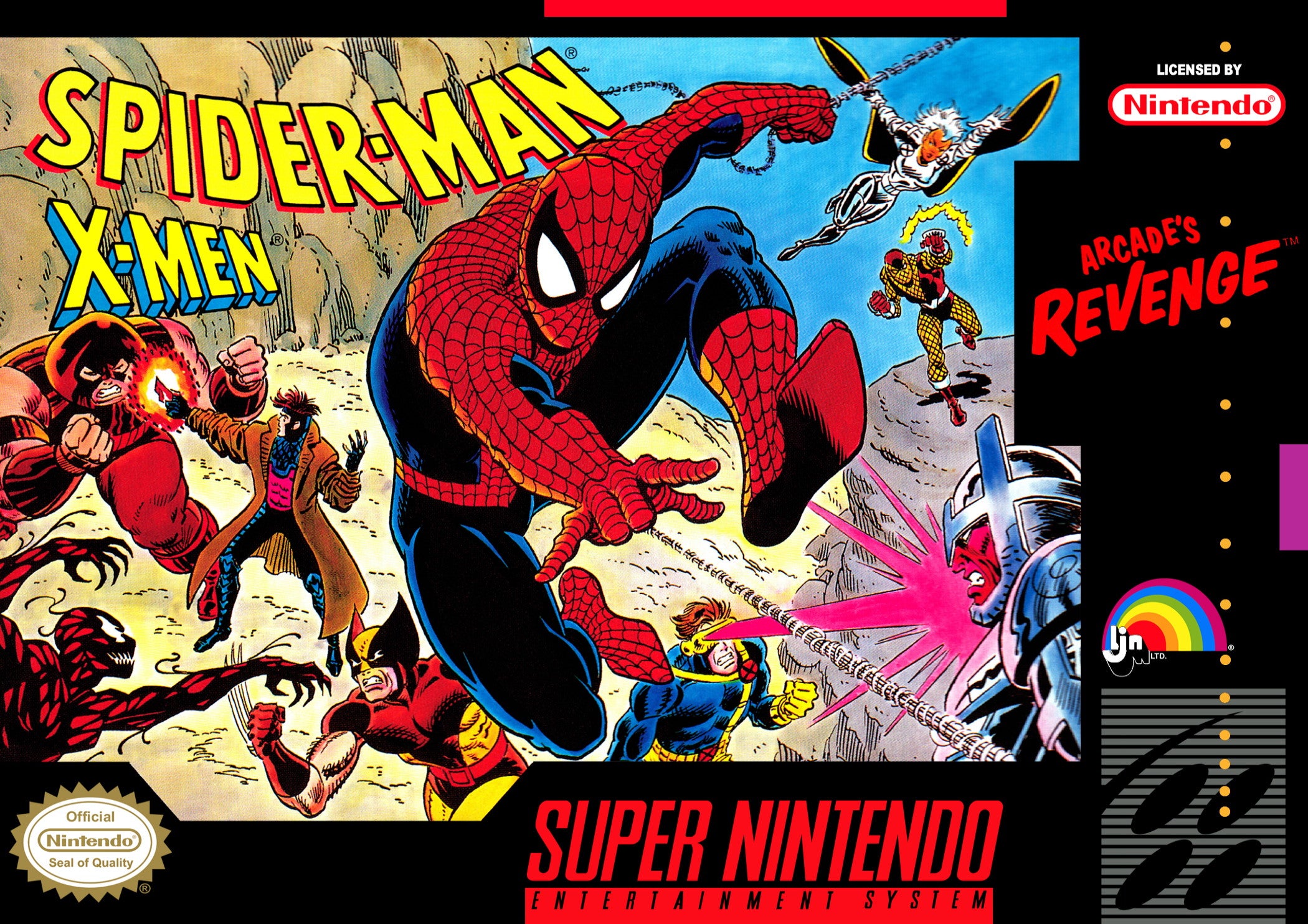 Spider-Man/X-Men: Arcade's Revenge SNES - Video Game - Used - CaveGamers