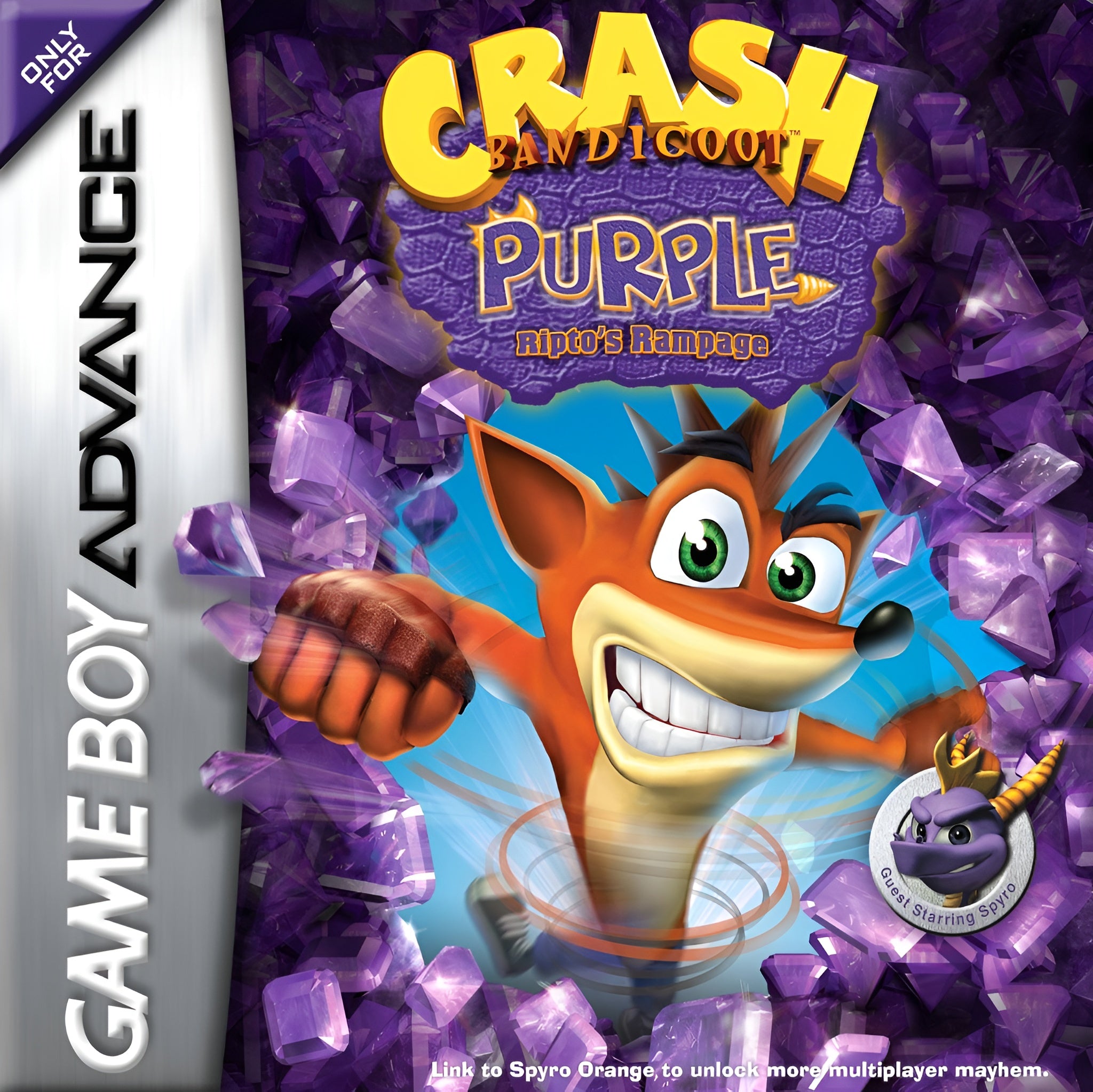 Crash Bandicoot Purple Game Boy Advance - Video Game - Used - CaveGamers