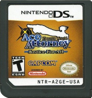 Phoenix Wright: Ace Attorney: Justice for All DS - Video Game - Used - CaveGamers - Image 3