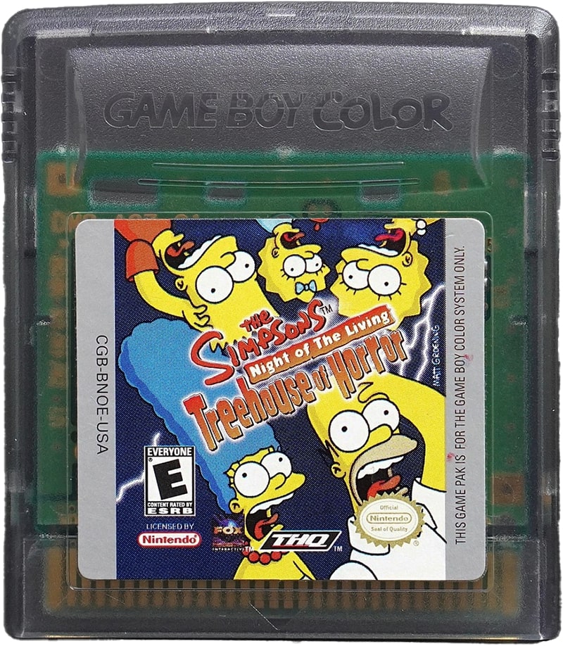 The Simpsons: Night of the Living Treehouse of Horror Game Boy Color - Video Game - Used - CaveGamers - Image 3