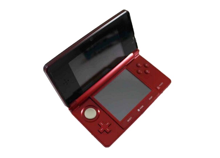 Nintendo 3DS - Flame Red - Video Game System - Used - CaveGamers