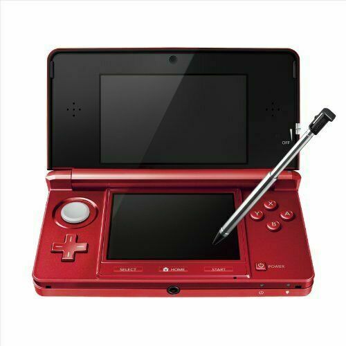 Nintendo 3DS - Flame Red - Video Game System - Used - CaveGamers - Image 2