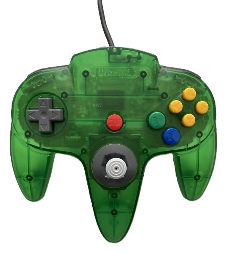 Nintendo 64 Controller - Jungle Green N64 - Video Game Accessory - Used - CaveGamers
