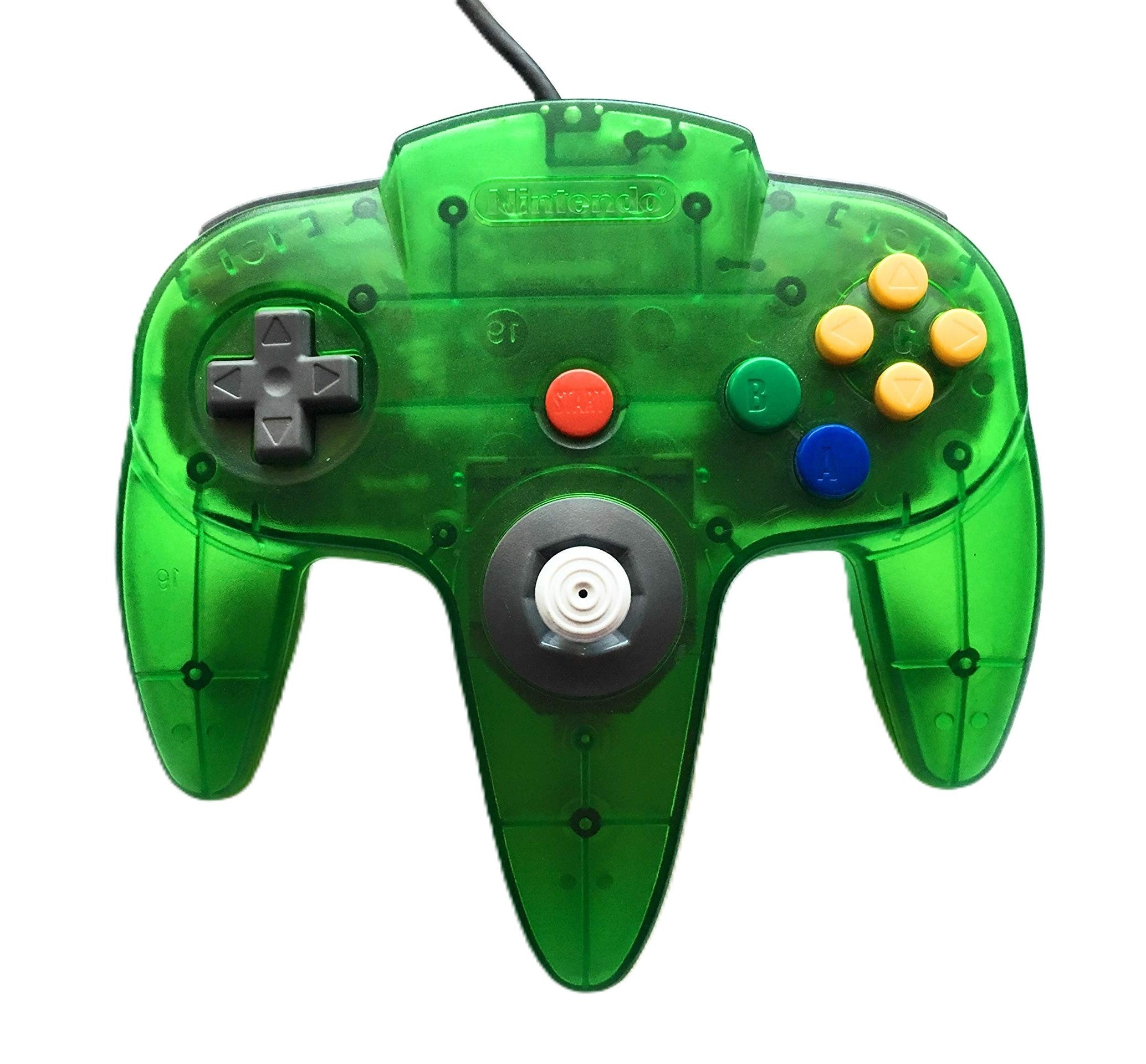 Nintendo 64 Controller - Jungle Green N64 - Video Game Accessory - Used - CaveGamers - Image 2