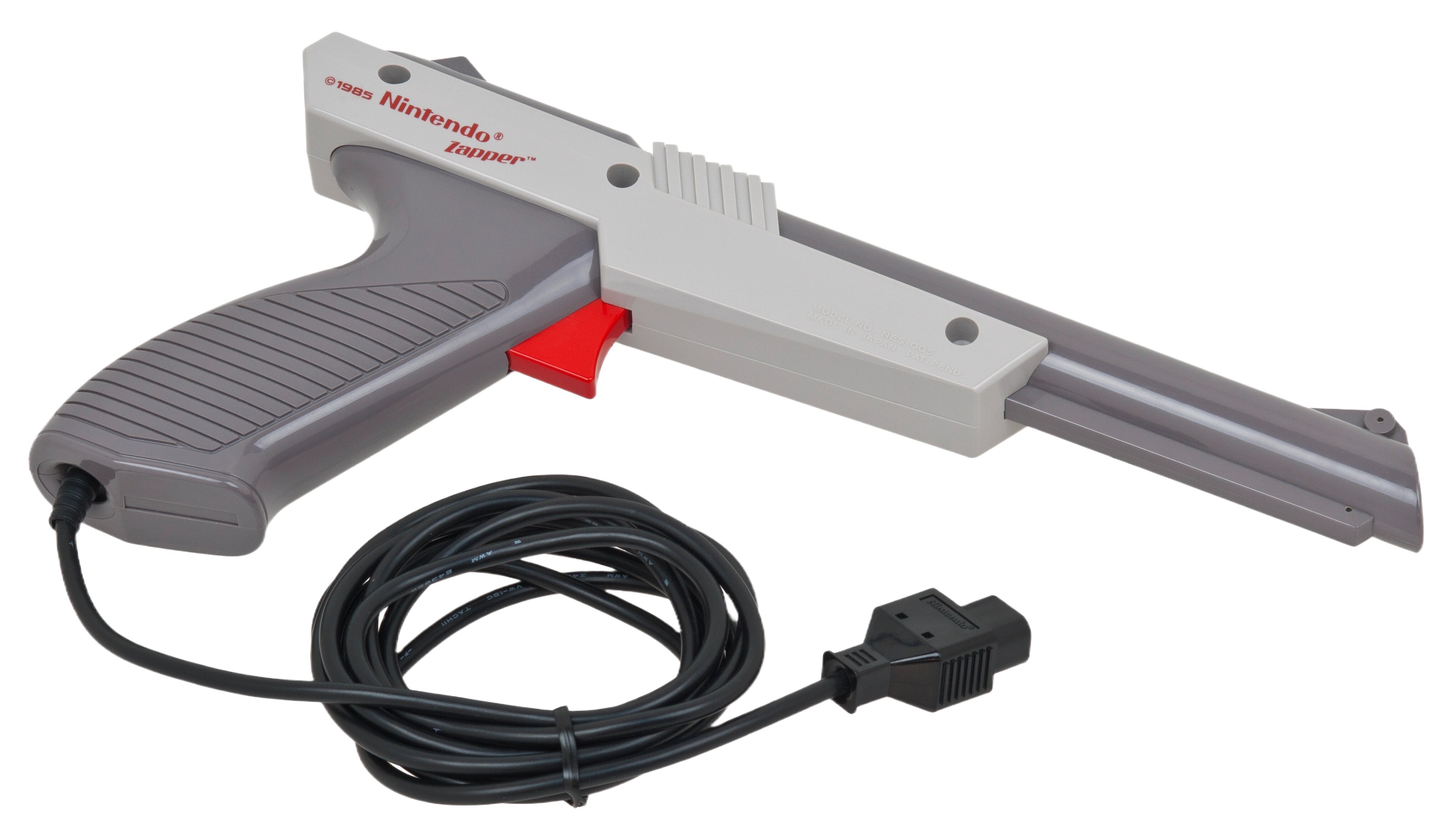 Zapper Light Gun - Gray NES - Video Game Accessory - Used - CaveGamers - Image 2
