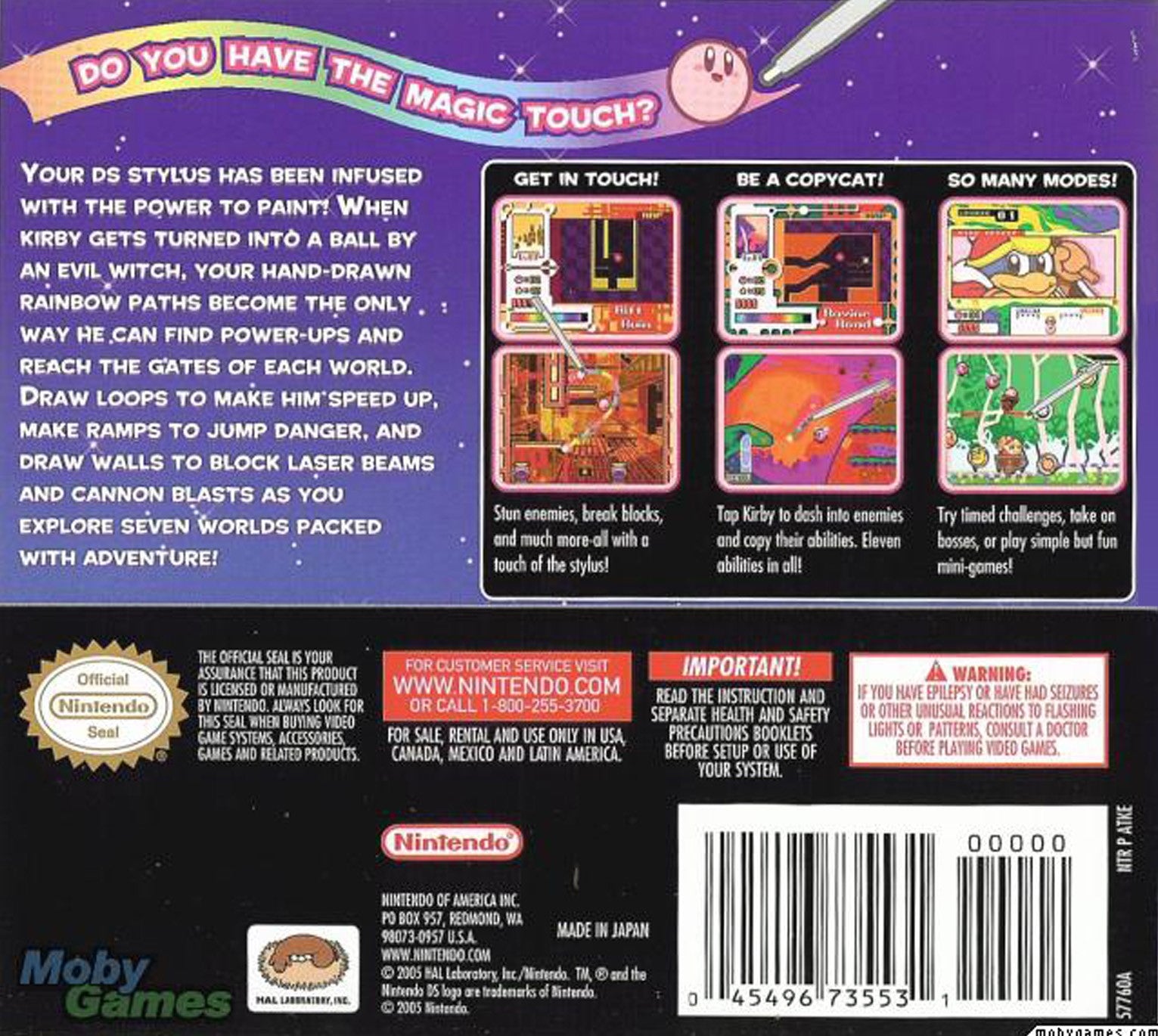Kirby Canvas Curse DS - Video Game - Used - CaveGamers - Image 2