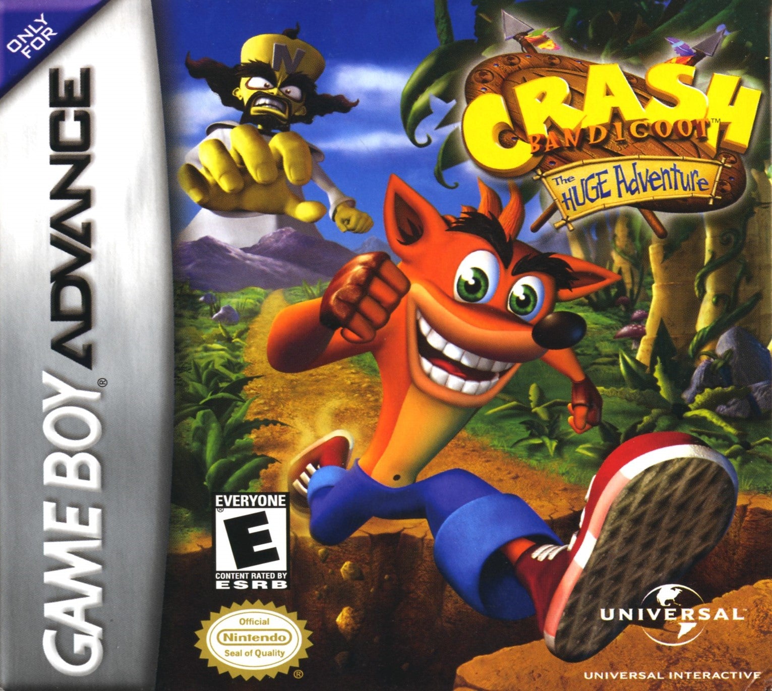 Crash Bandicoot: The Huge Adventure Game Boy Advance - Video Game - Used - CaveGamers
