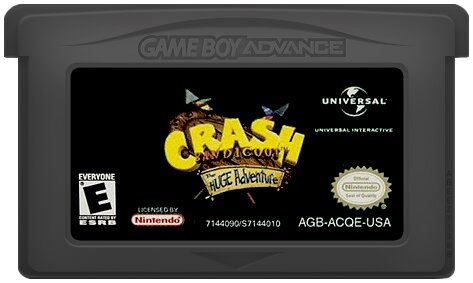 Crash Bandicoot: The Huge Adventure Game Boy Advance - Video Game - Used - CaveGamers - Image 3