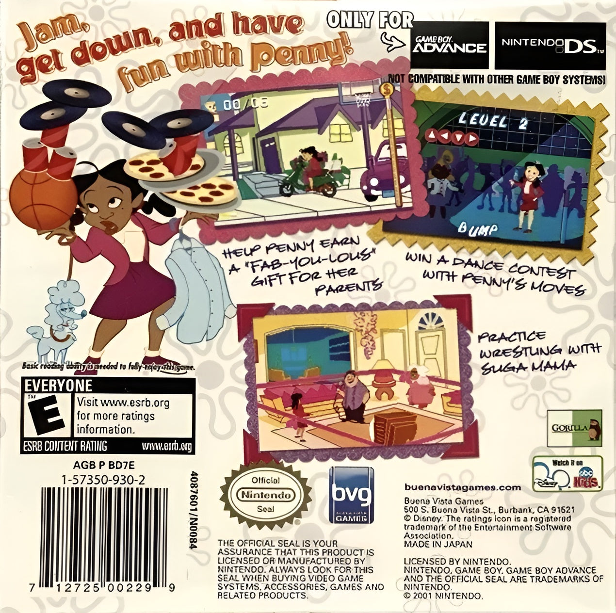 The Proud Family Game Boy Advance - Video Game - Used - CaveGamers - Image 2