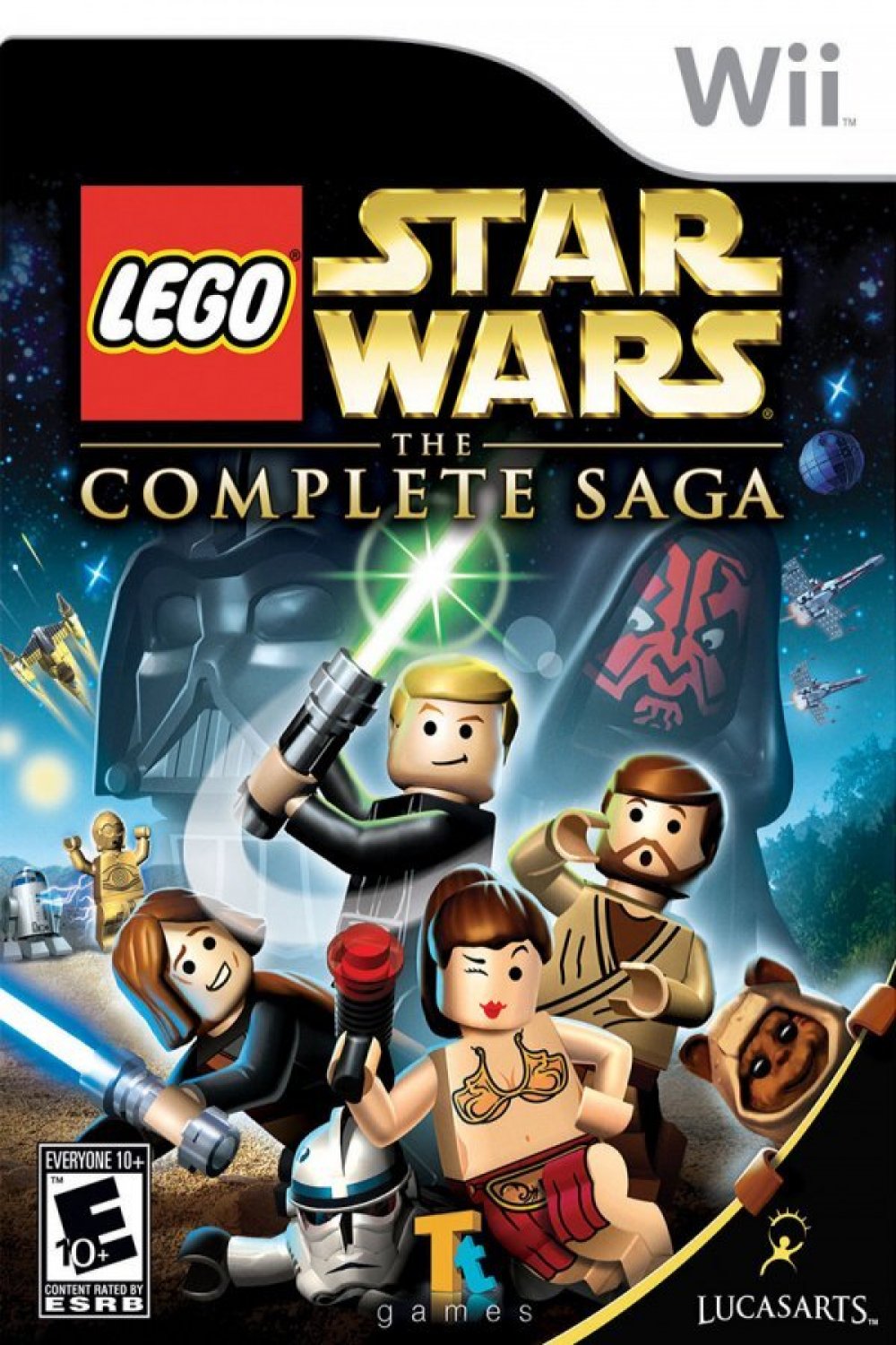 Lego Star Wars: The Complete Saga Wii - Video Game - Used - CaveGamers