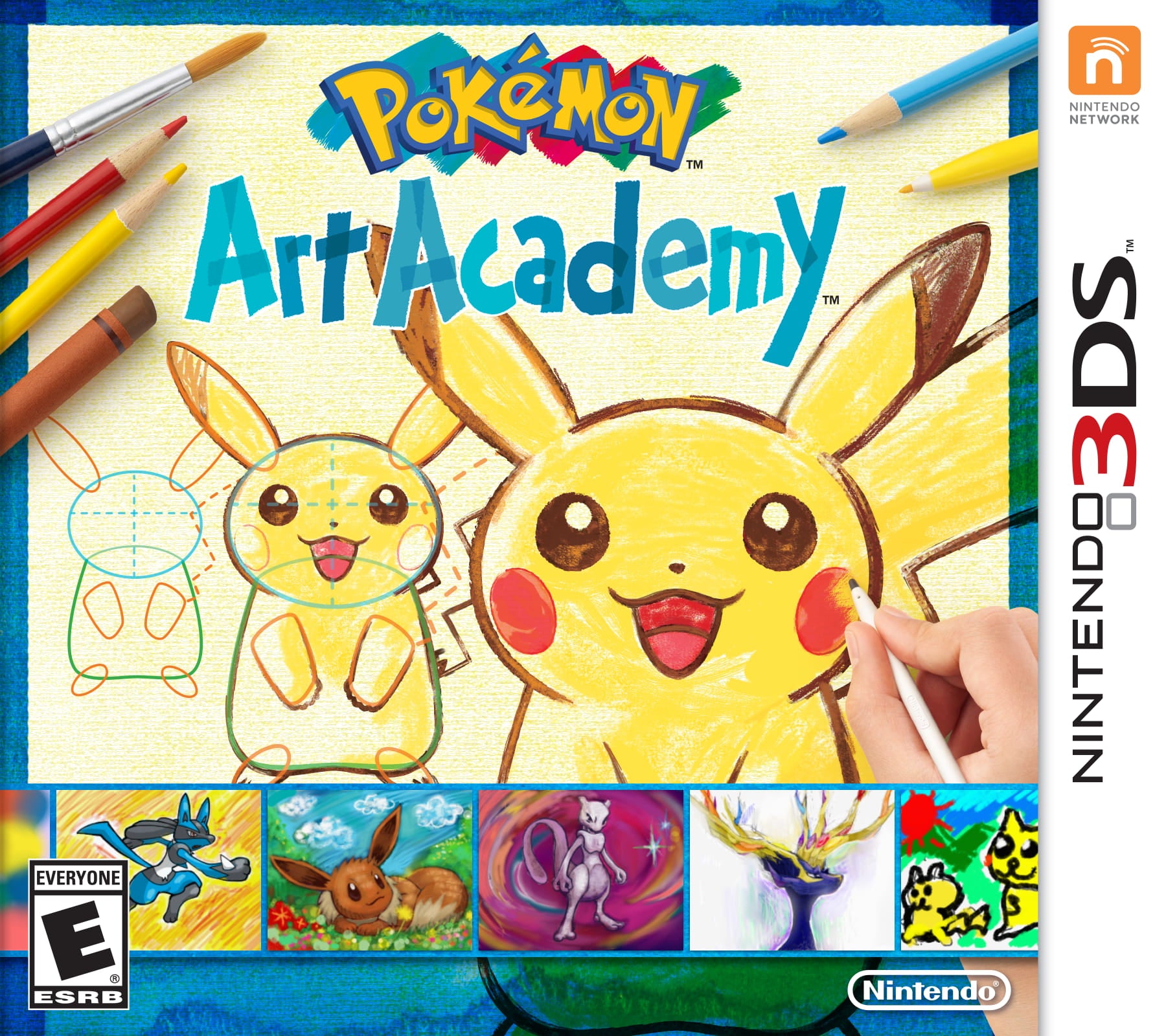 Pokemon Art Academy 3DS - Video Game - Used - CaveGamers