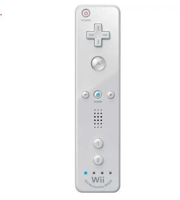 Wii Remote Controller (MotionPlus) - White - Video Game Accessory - Used - CaveGamers