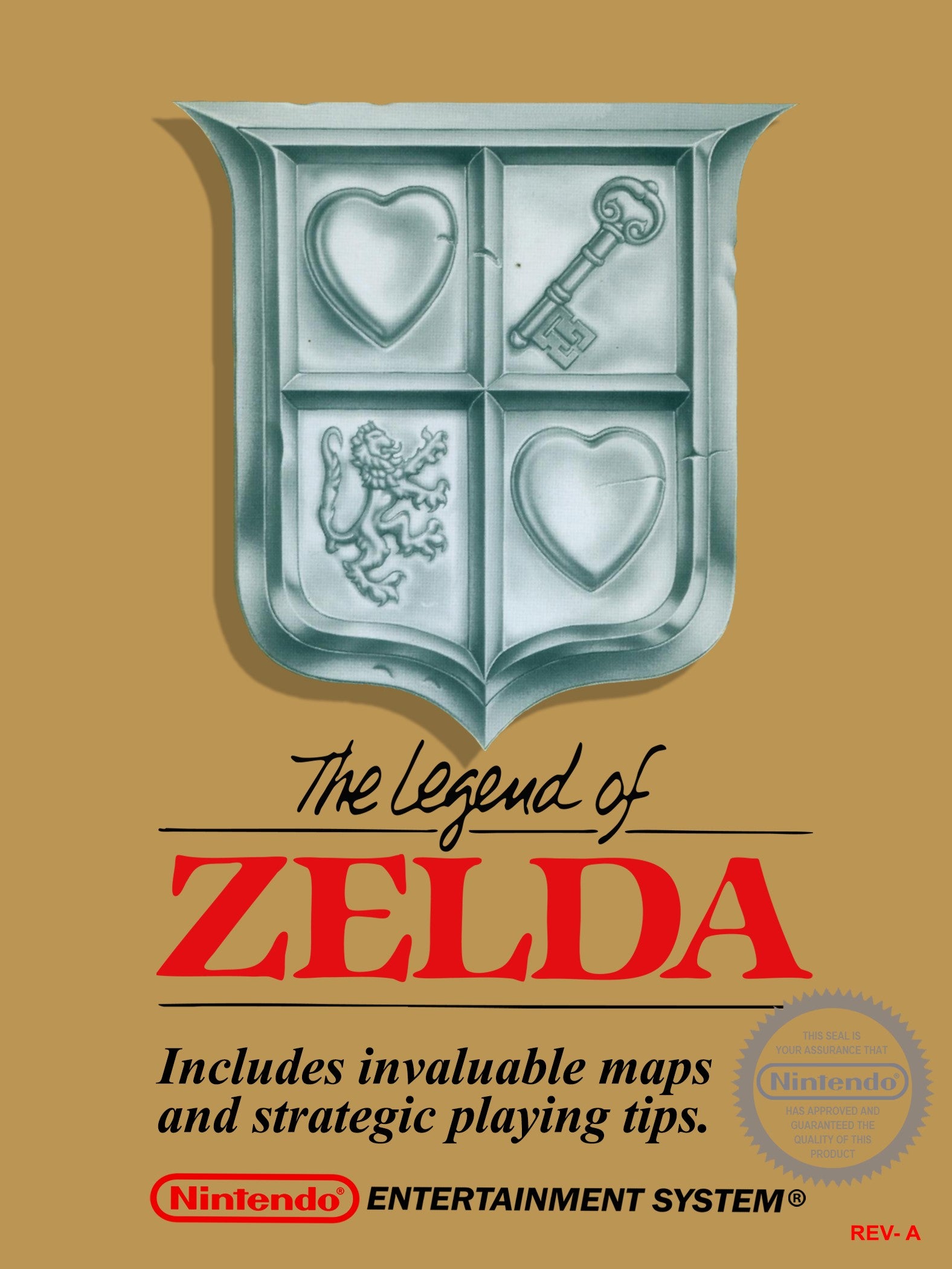 The Legend of Zelda (Gray Cartridge) NES - Video Game - Used - CaveGamers