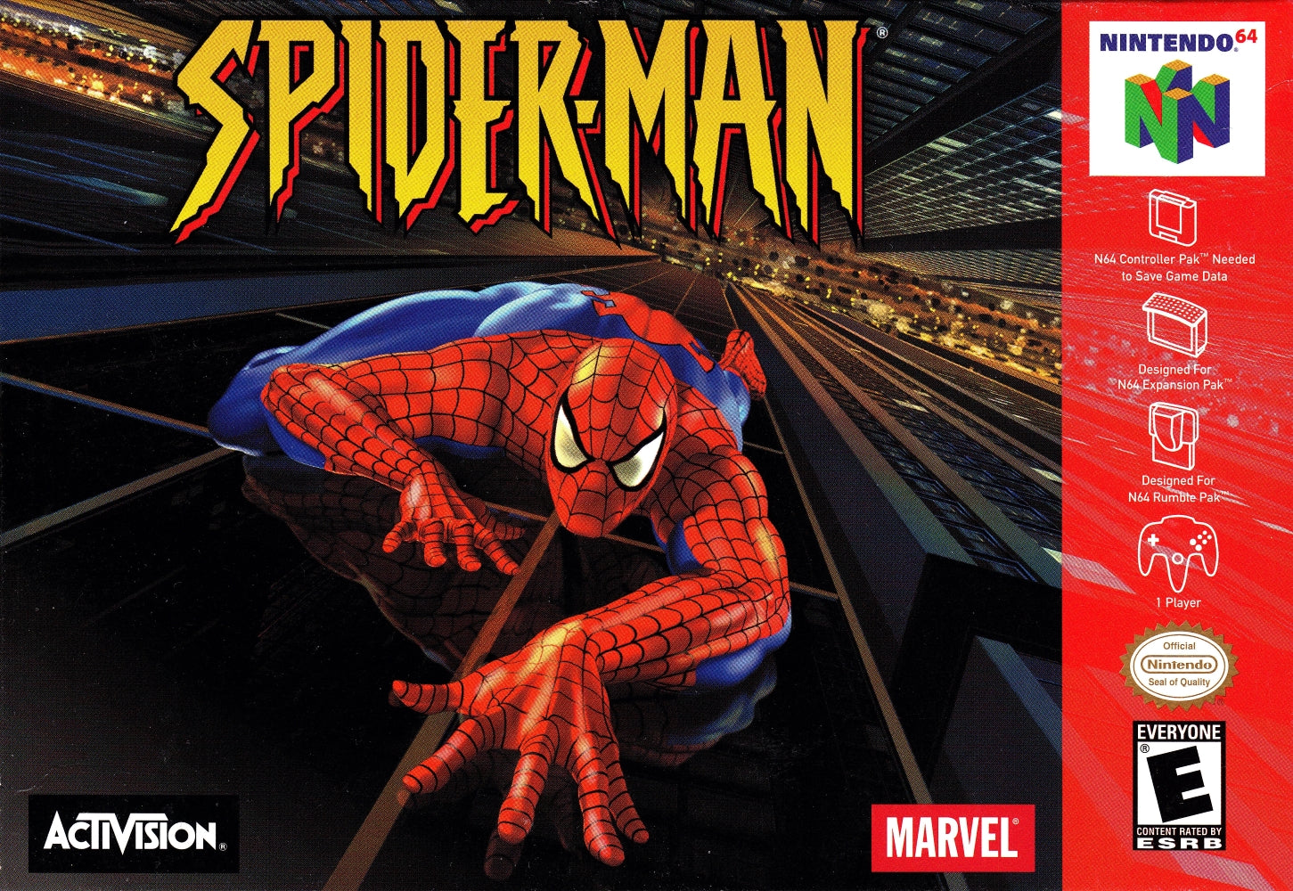 Spider-Man N64 - Video Game - Used - CaveGamers