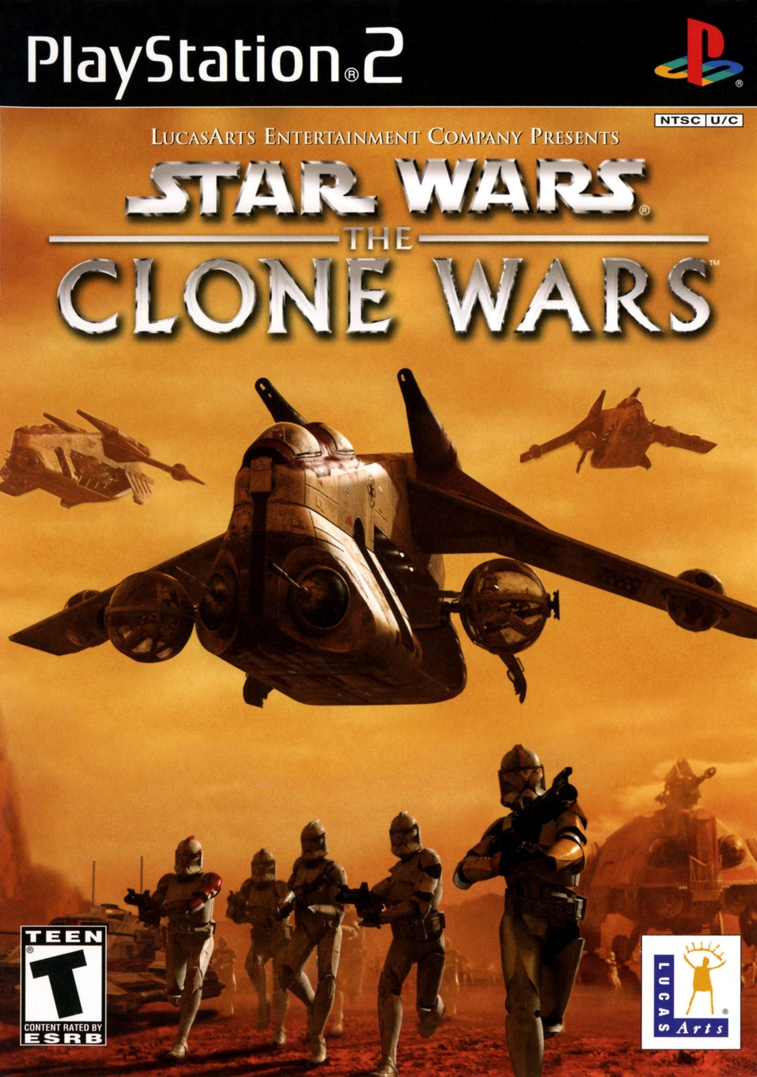 Star Wars: The Clone Wars PS2 - Video Game - Used - CaveGamers