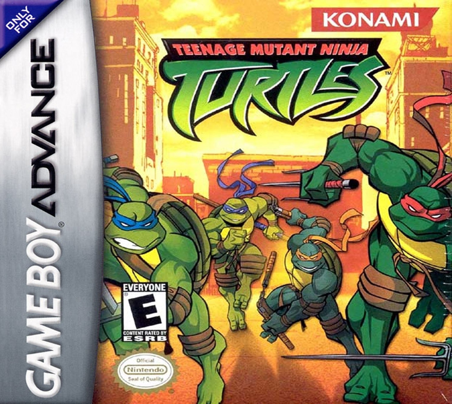 Teenage Mutant Ninja Turtles Game Boy Advance - Video Game - Used - CaveGamers