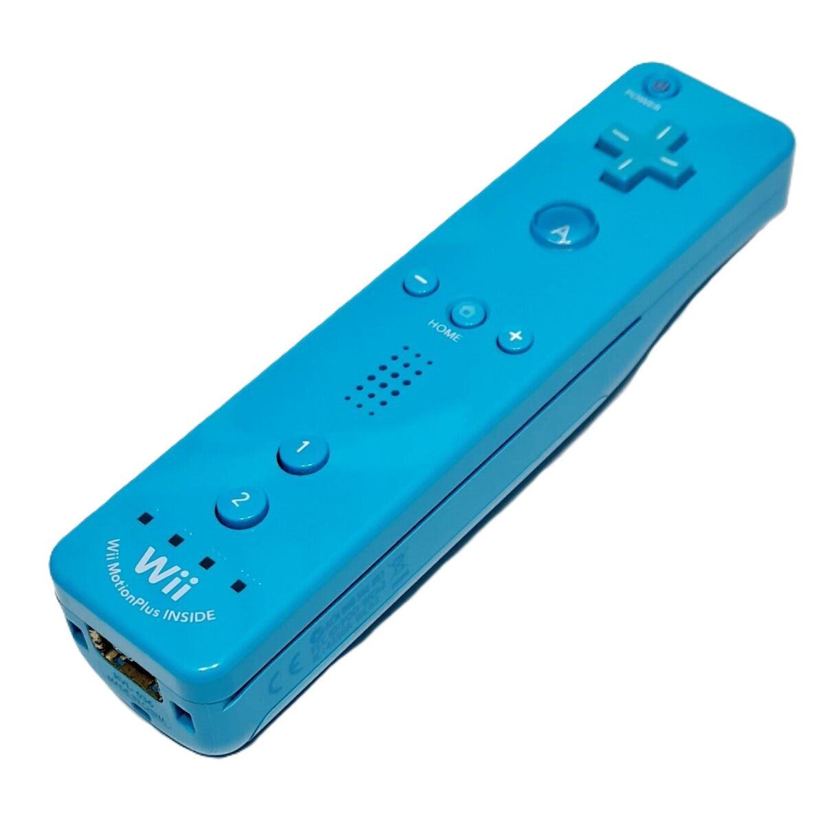 Wii Remote Controller (MotionPlus) - Blue - Video Game Accessory - Used - CaveGamers
