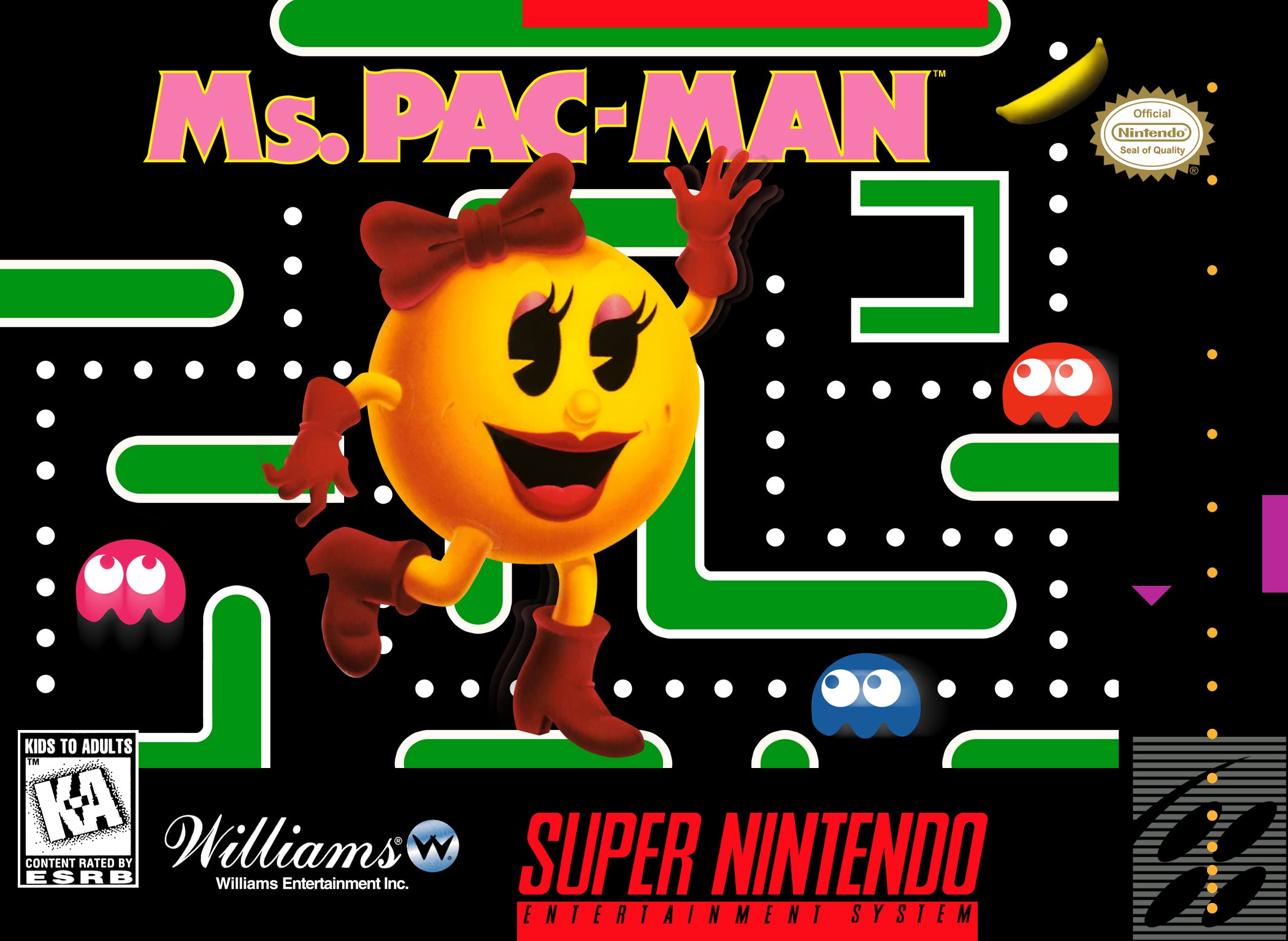 Ms. Pac-Man SNES - Video Game - Used - CaveGamers