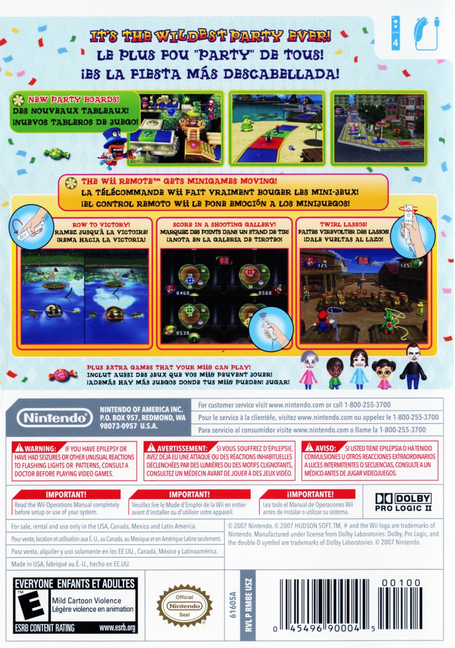 Mario Party 8 Wii - Video Game - Used - CaveGamers - Image 2