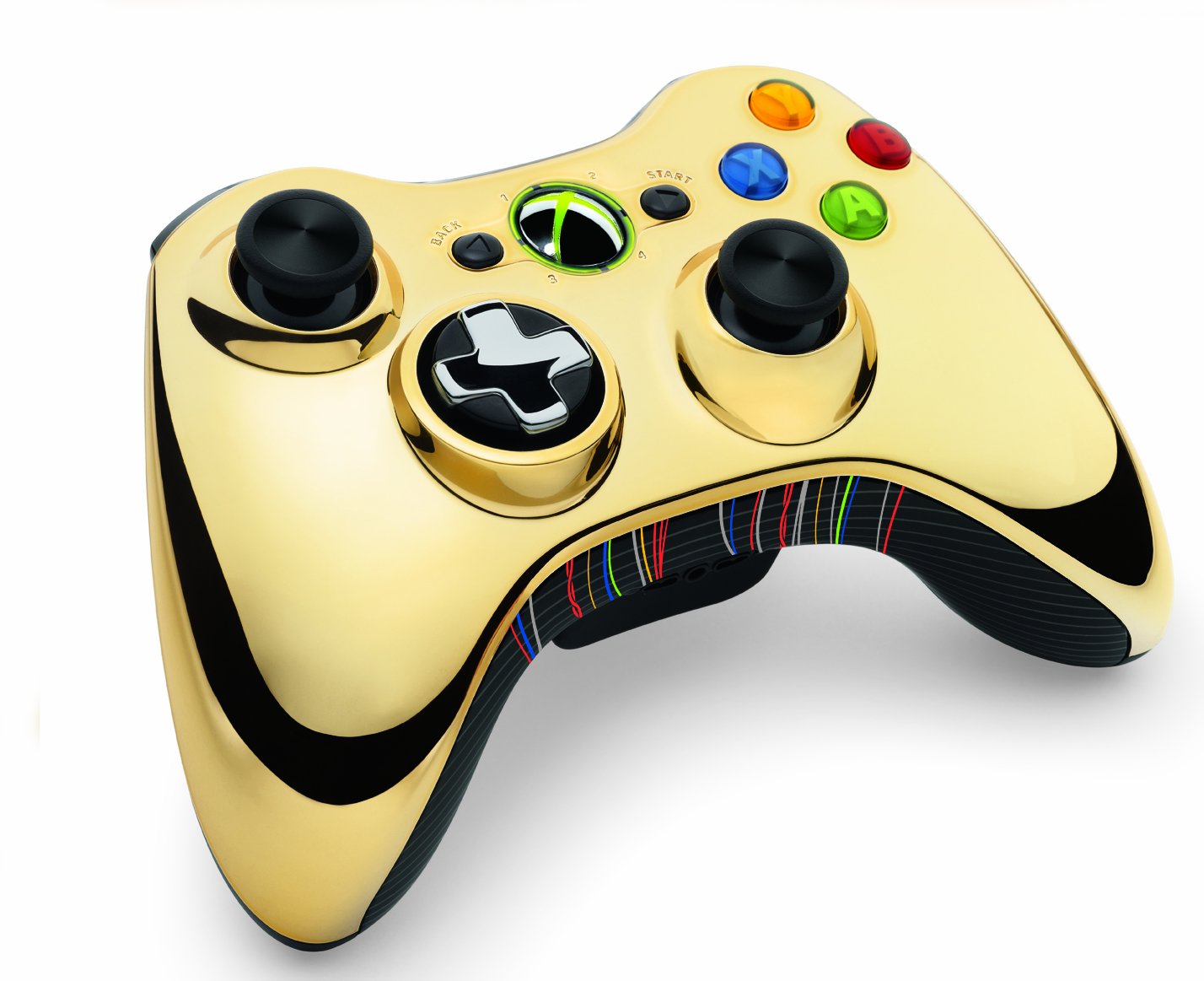 Xbox 360 Wireless Controller - C-3PO Gold Edition - Video Game Accessory - Used - CaveGamers