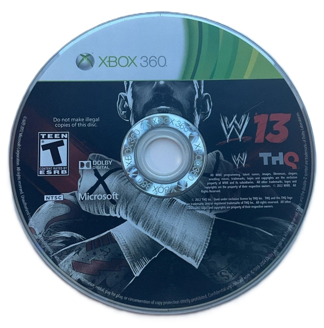 WWE '13 Xbox 360 - Video Game - Used - CaveGamers - Image 3