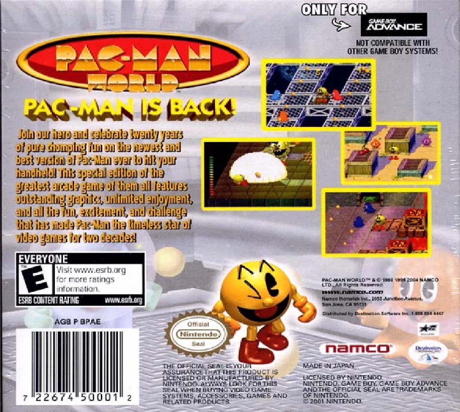 Pac-Man World Game Boy Advance - Video Game - Used - CaveGamers - Image 2