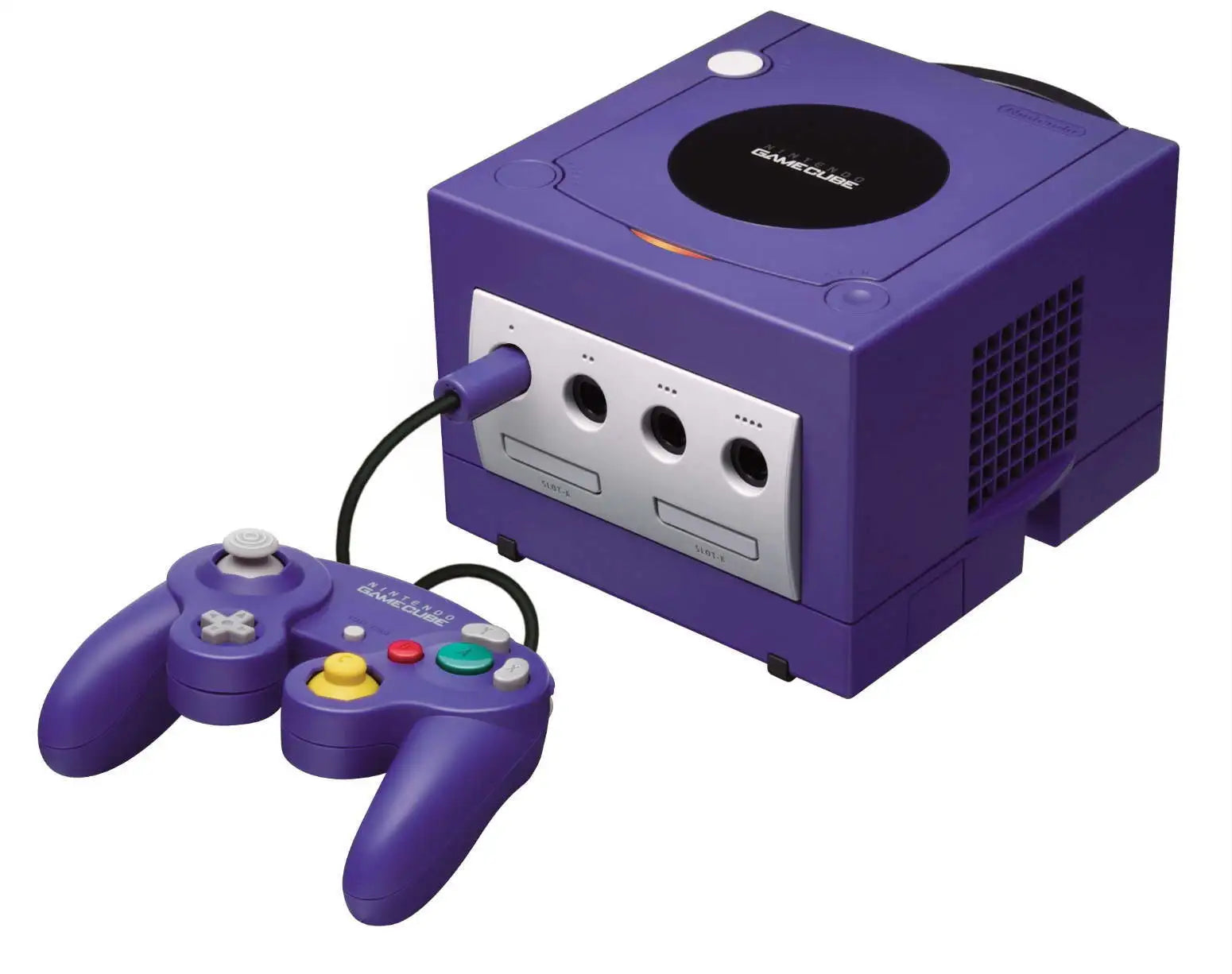 Nintendo GameCube Console - Indigo Purple - Video Game System - Used - CaveGamers