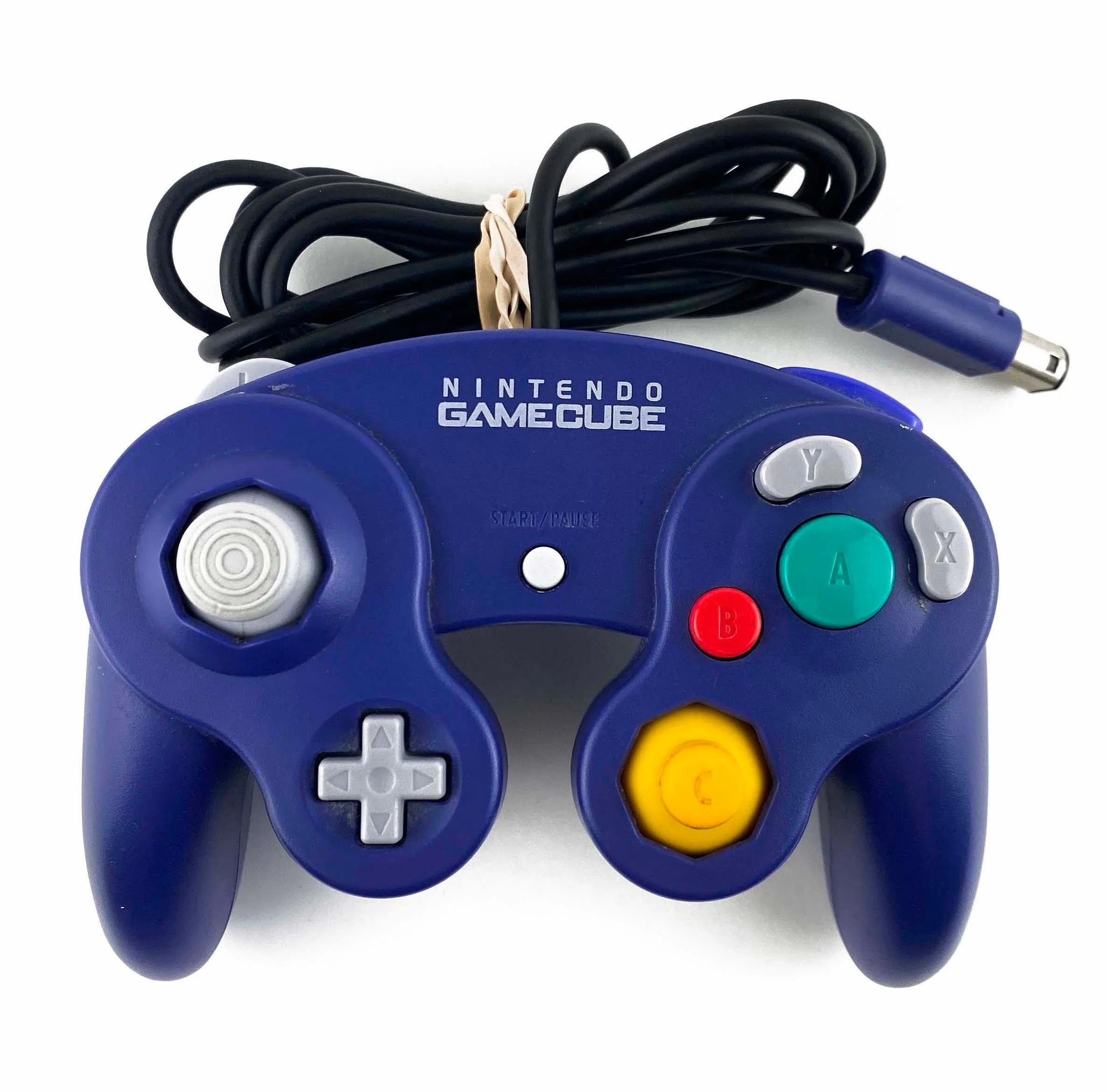 GameCube Controller - Indigo (Purple) - Video Game Accessory - Used - CaveGamers