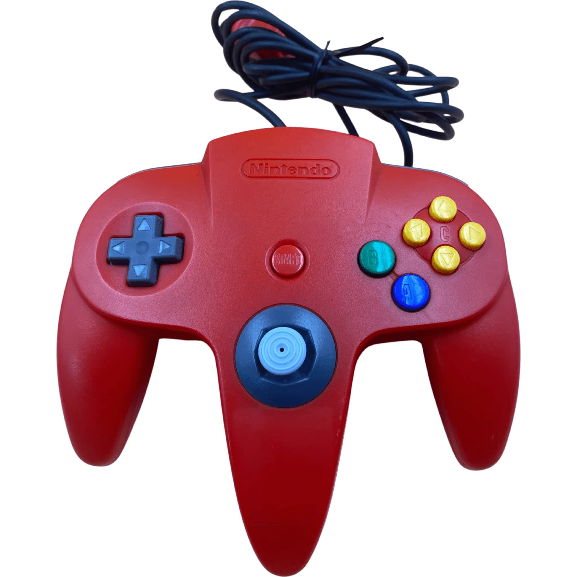 Nintendo 64 Controller - Red N64 - Video Game Accessory - Used - CaveGamers - Image 2