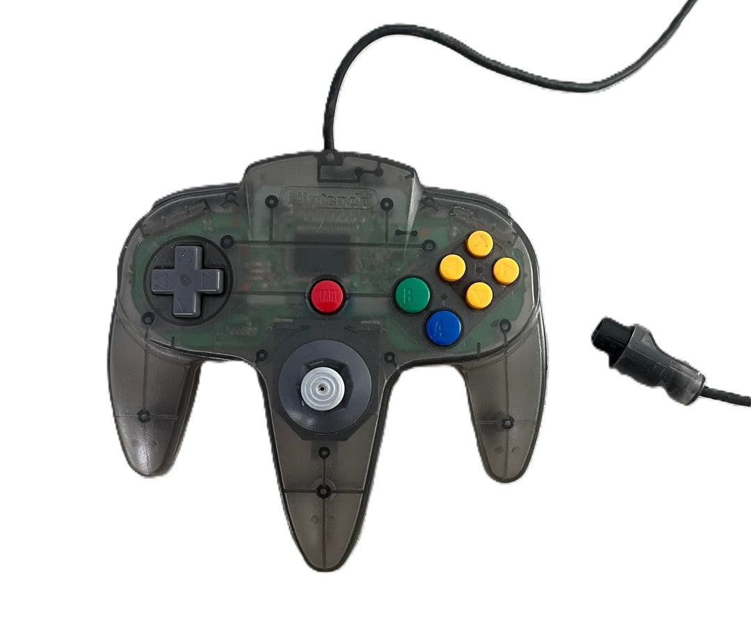 Nintendo 64 Controller - Smoke Grey N64 - Video Game Accessory - Used - CaveGamers