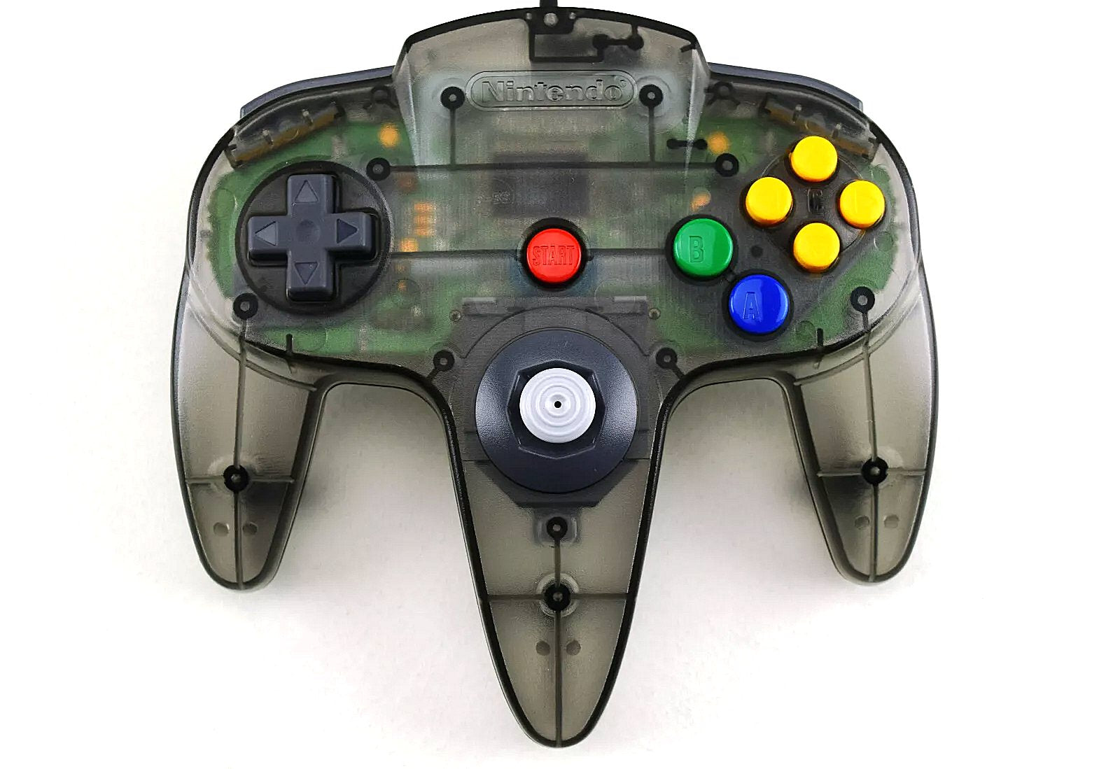 Nintendo 64 Controller - Smoke Grey N64 - Video Game Accessory - Used - CaveGamers - Image 2