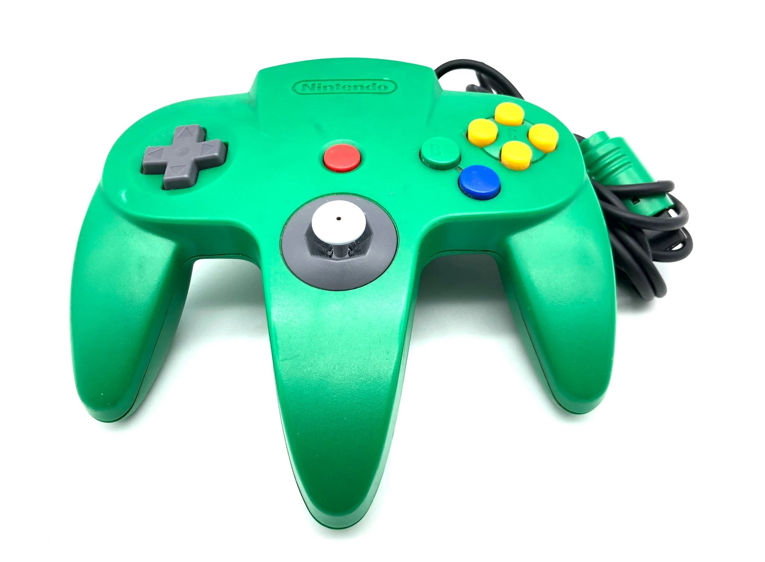 Nintendo 64 Controller - Green N64 - Video Game Accessory - Used - CaveGamers - Image 2