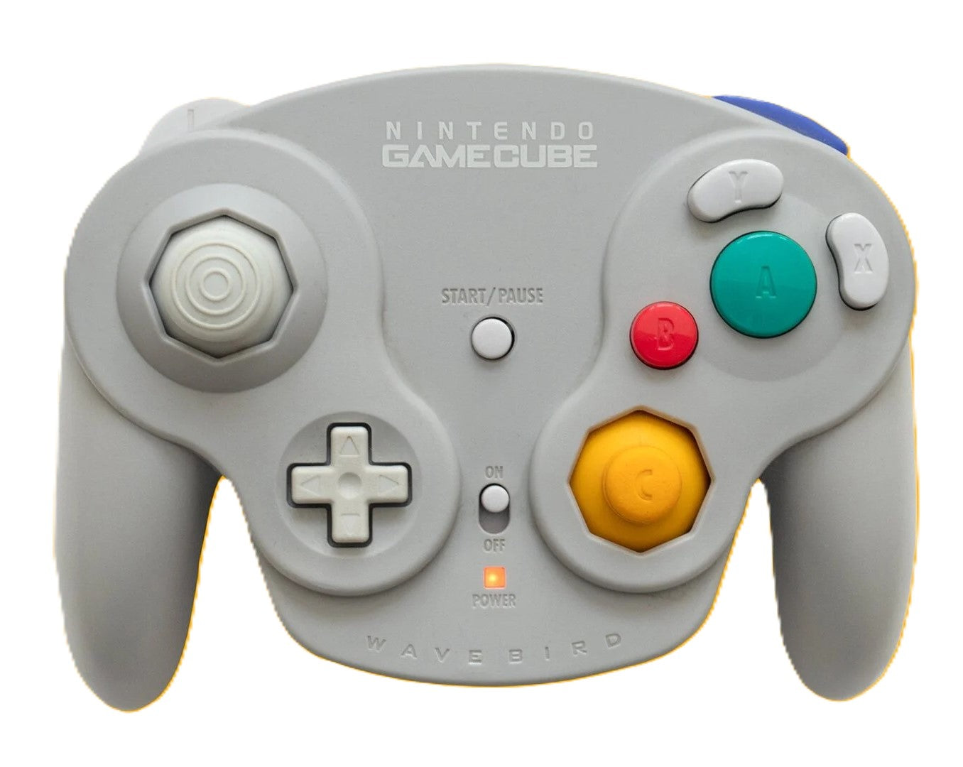 GameCube Wavebird Wireless Controller - Grey - Video Game Accessory - Used - CaveGamers