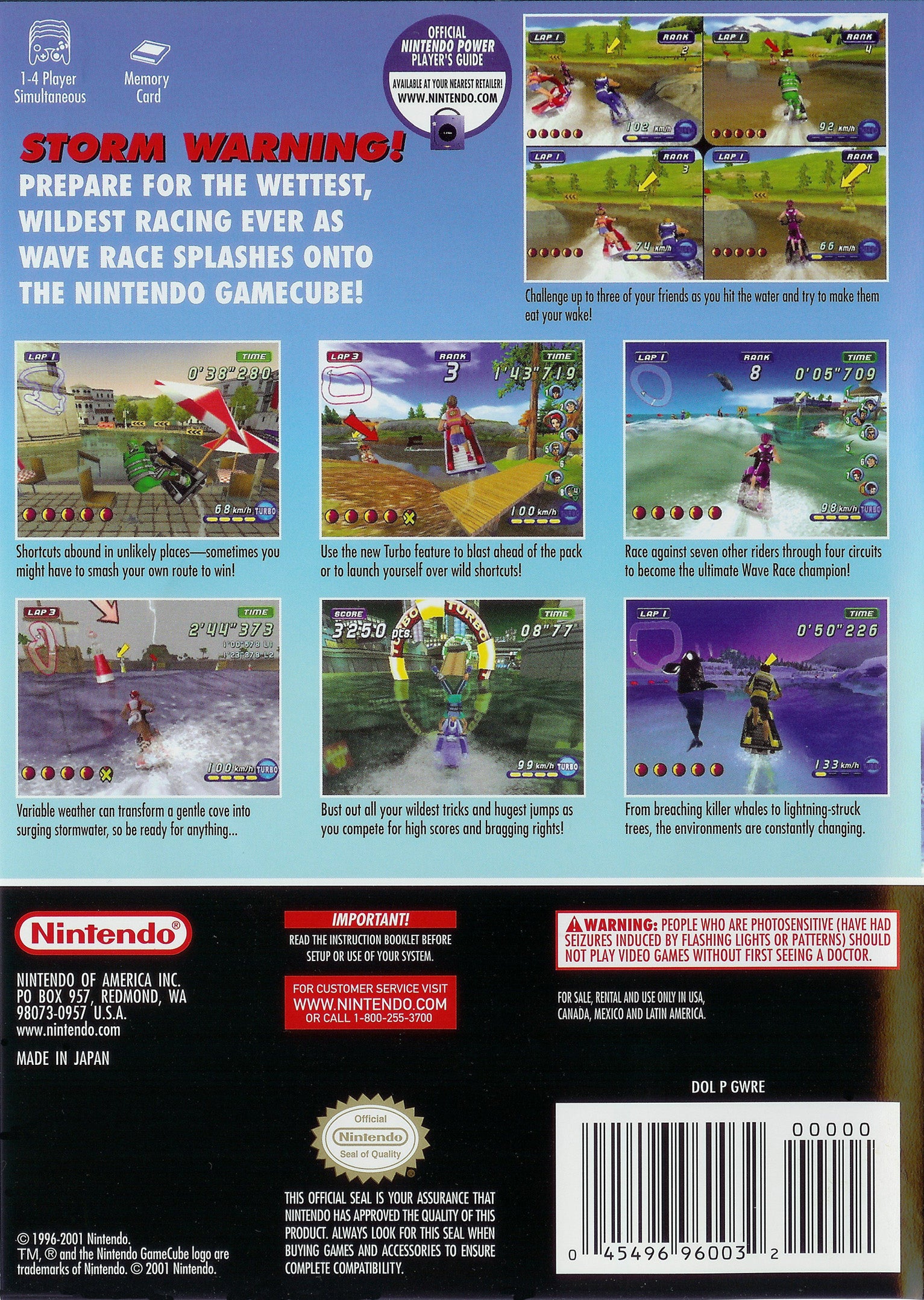 Wave Race: Blue Storm GameCube - Video Game - Used - CaveGamers - Image 2