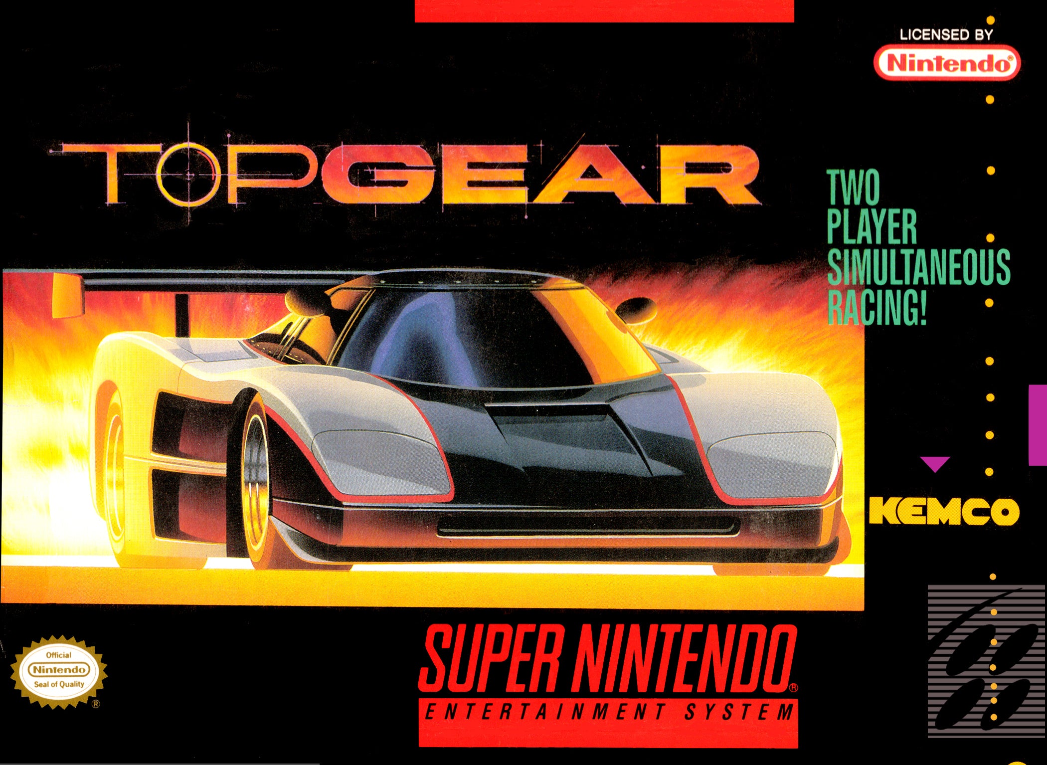 Top Gear SNES - Video Game - Used - CaveGamers