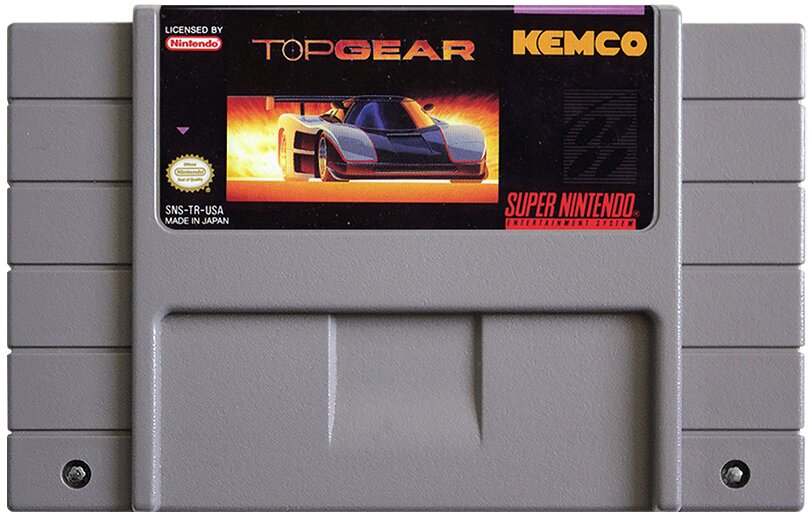 Top Gear SNES - Video Game - Used - CaveGamers - Image 3