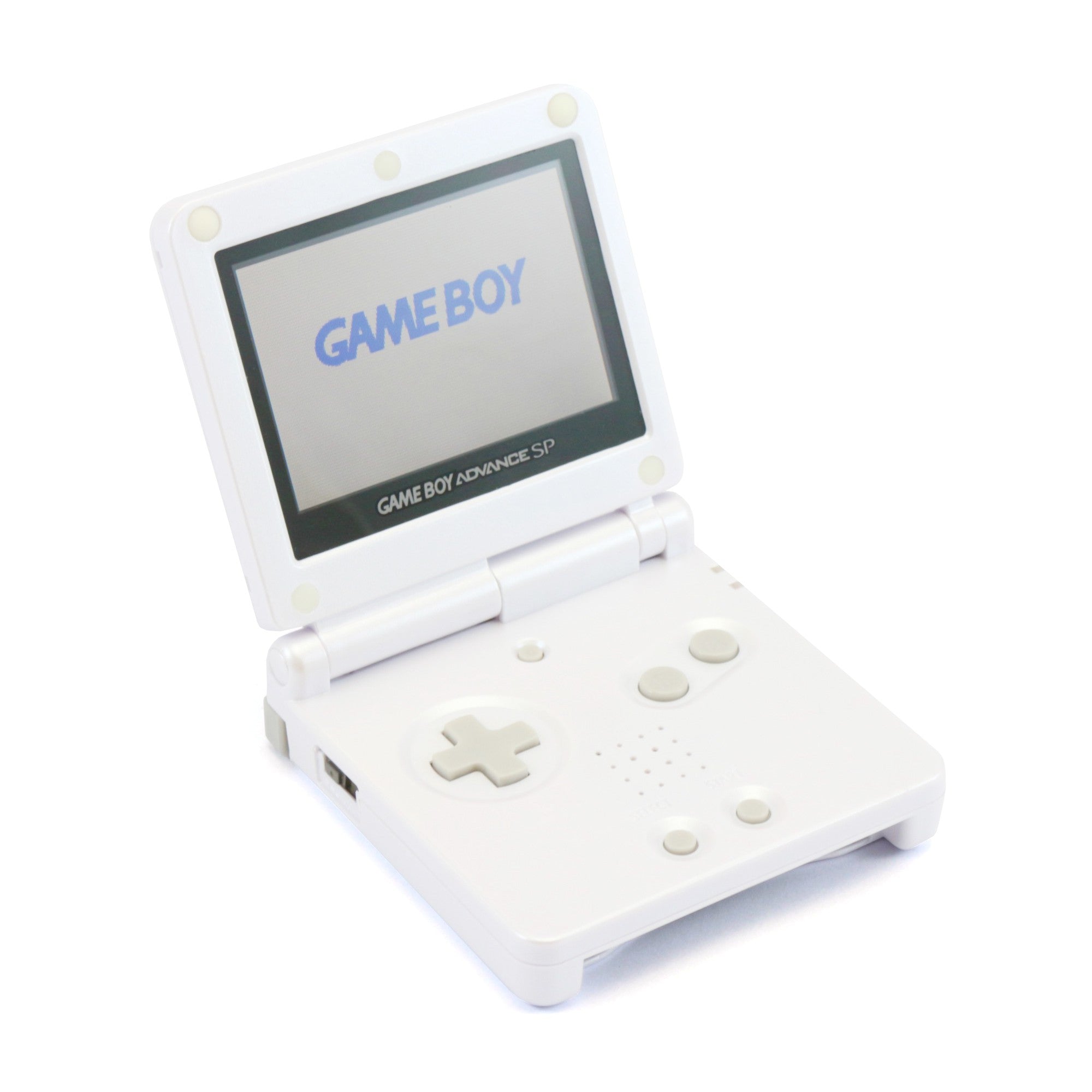 Game Boy Advance SP - Pearl White - Video Game System - Used - CaveGamers
