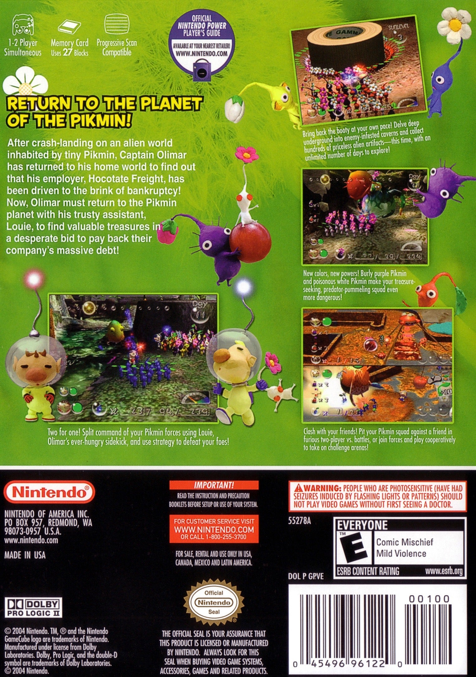 Pikmin 2 GameCube - Video Game - Used - CaveGamers - Image 2