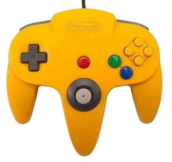 Nintendo 64 Controller - Yellow N64 - Video Game Accessory - Used - CaveGamers - Image 2
