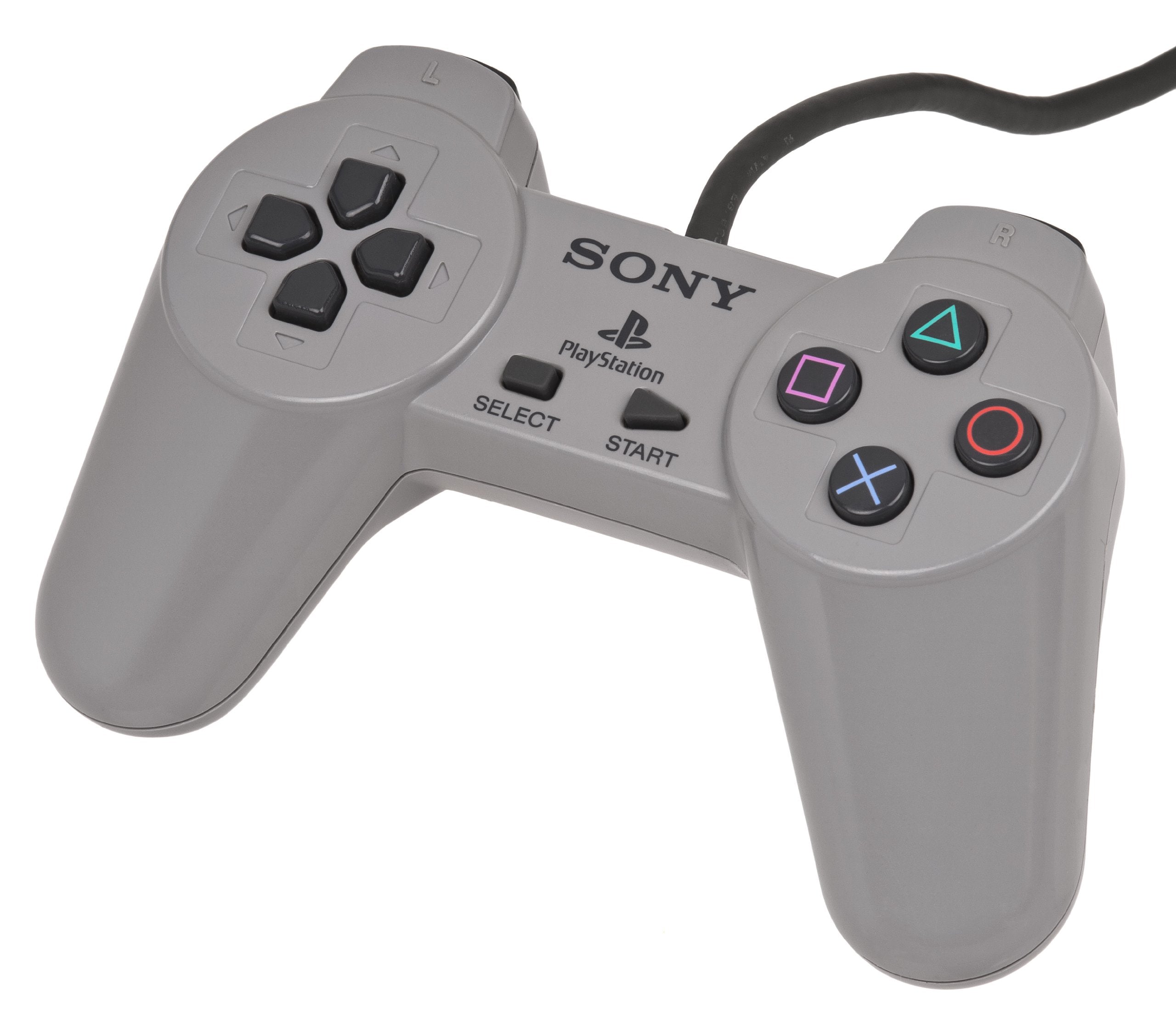 Playstation Controller (Non-Dualshock) - Gray - Video Game Accessory - Used - CaveGamers